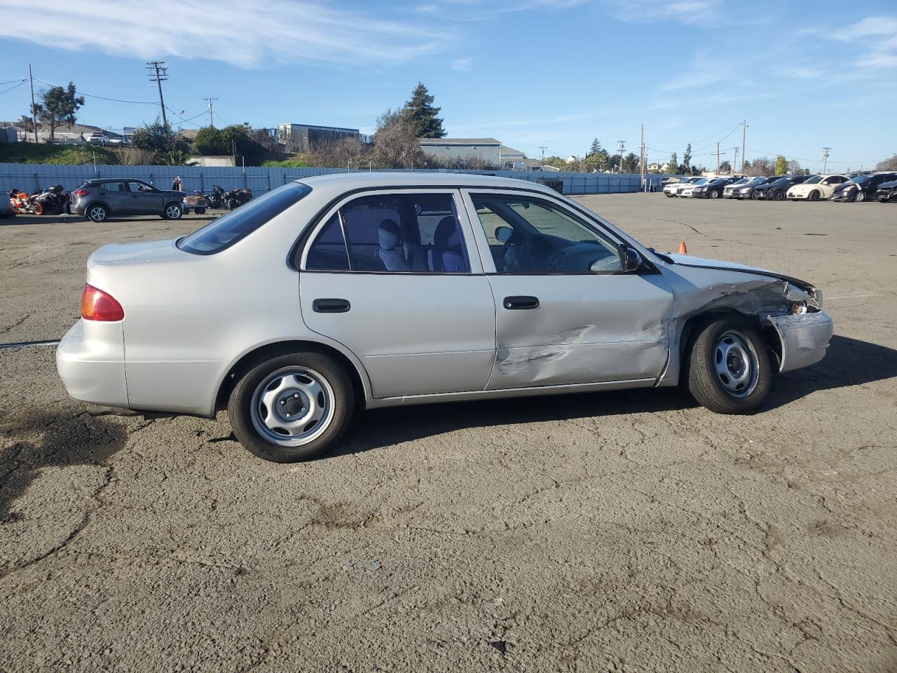 1999 Toyota Corolla VIN 1NXBR12E4XZ249252 Copart auction photo, side damage thumbnail 3