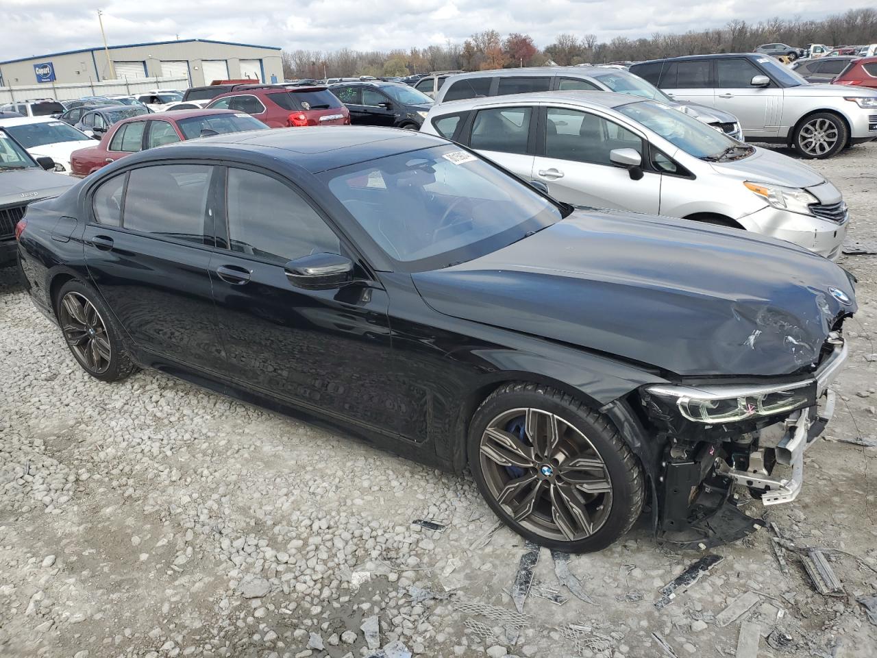 2022 BMW 7er VIN WBA7U6C06NCK59421 Copart auction photo, front end damage thumbnail 4