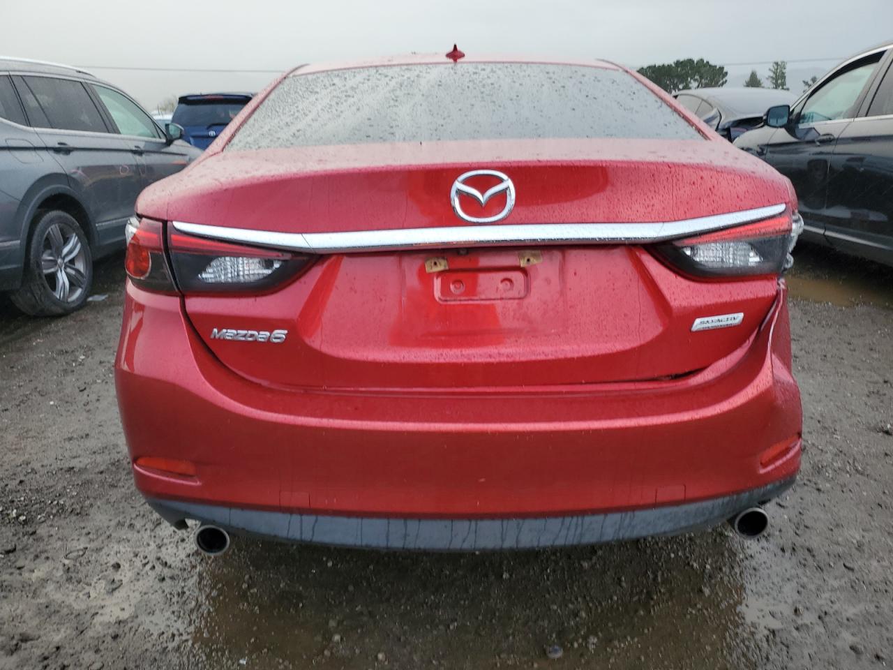 2016 Mazda 6 VIN JM1GJ1T58G1452825 Copart auction photo, rear end damage thumbnail 6