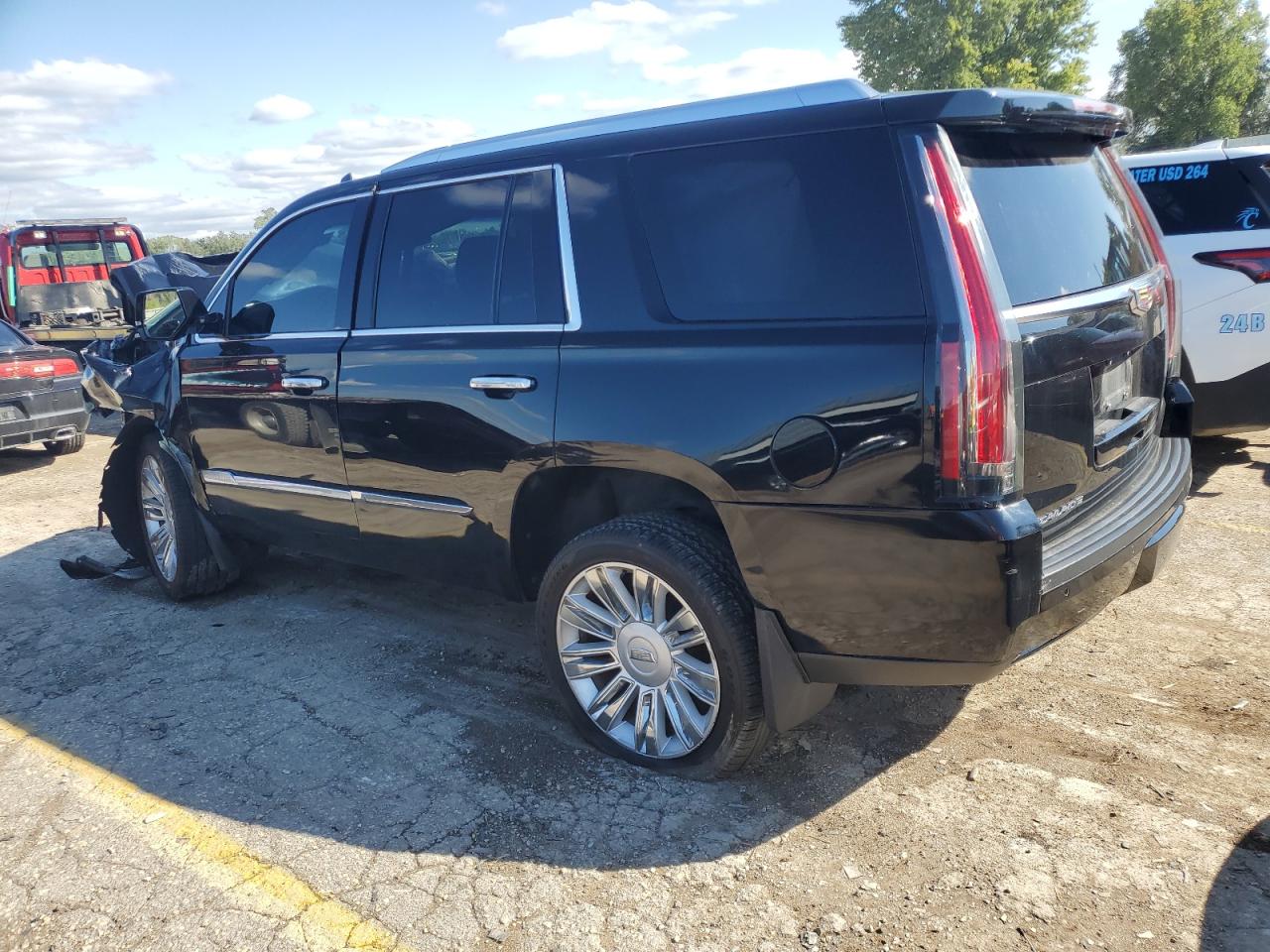 2016 Cadillac Escalade VIN 1GYS4CKJ6GR375511 Copart auction photo, front end damage thumbnail 2
