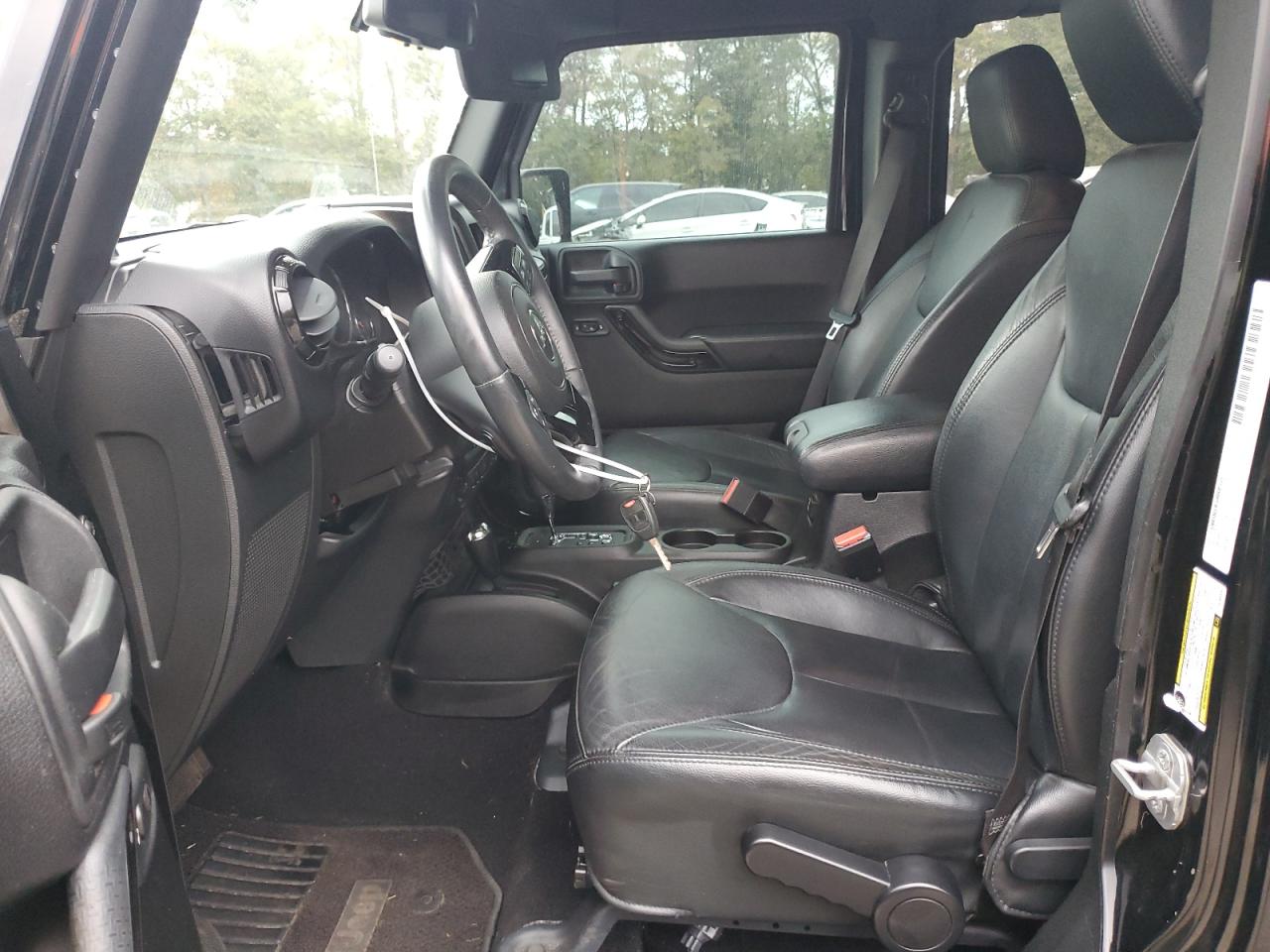 2014 Jeep Wrangler VIN 1C4BJWEG2EL305035 Copart auction photo, front end damage thumbnail 7