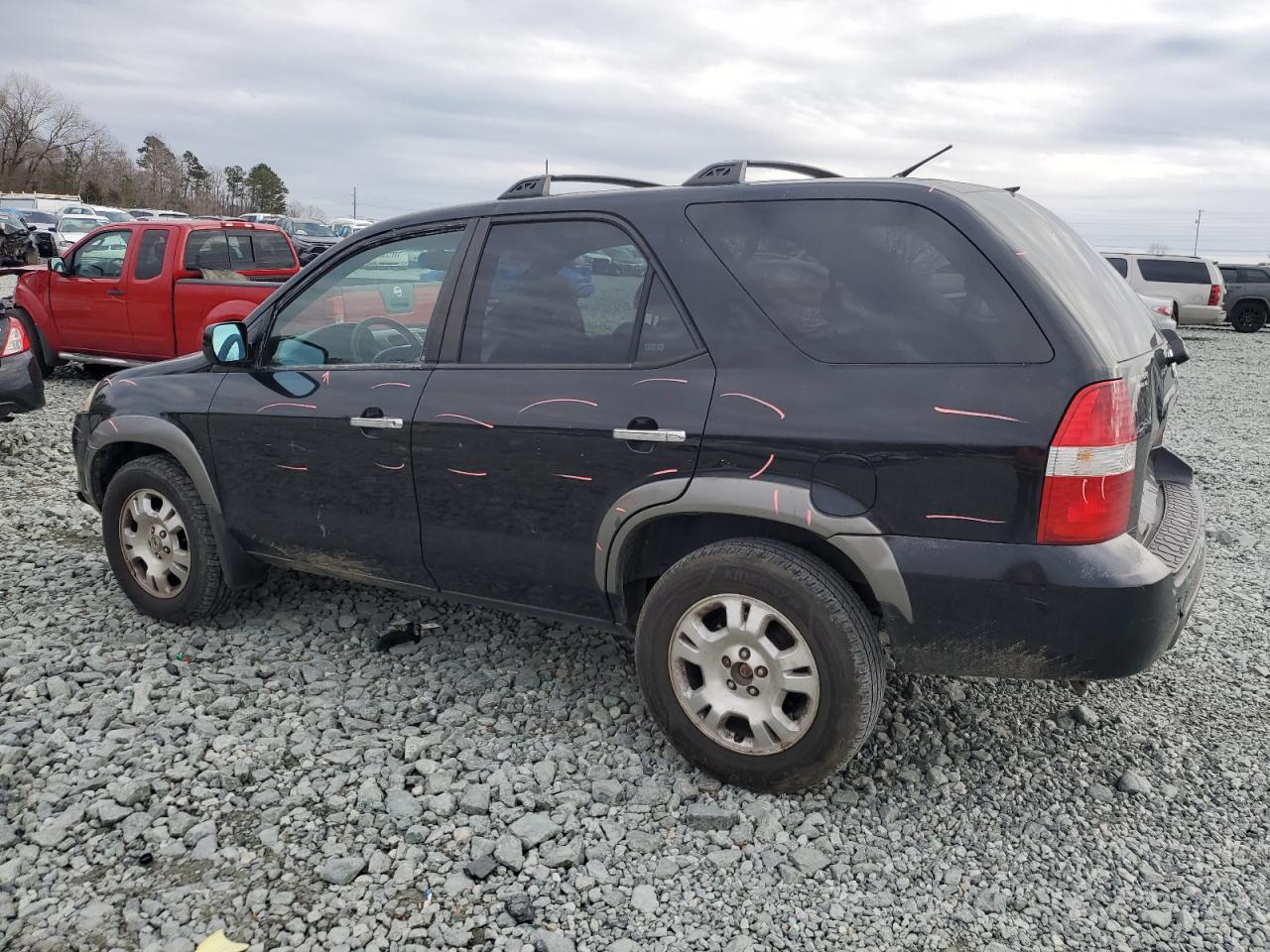 2002 Acura MDX VIN 2HNYD18242H518138 Copart auction photo, rear end / minor dent/scratches damage thumbnail 2