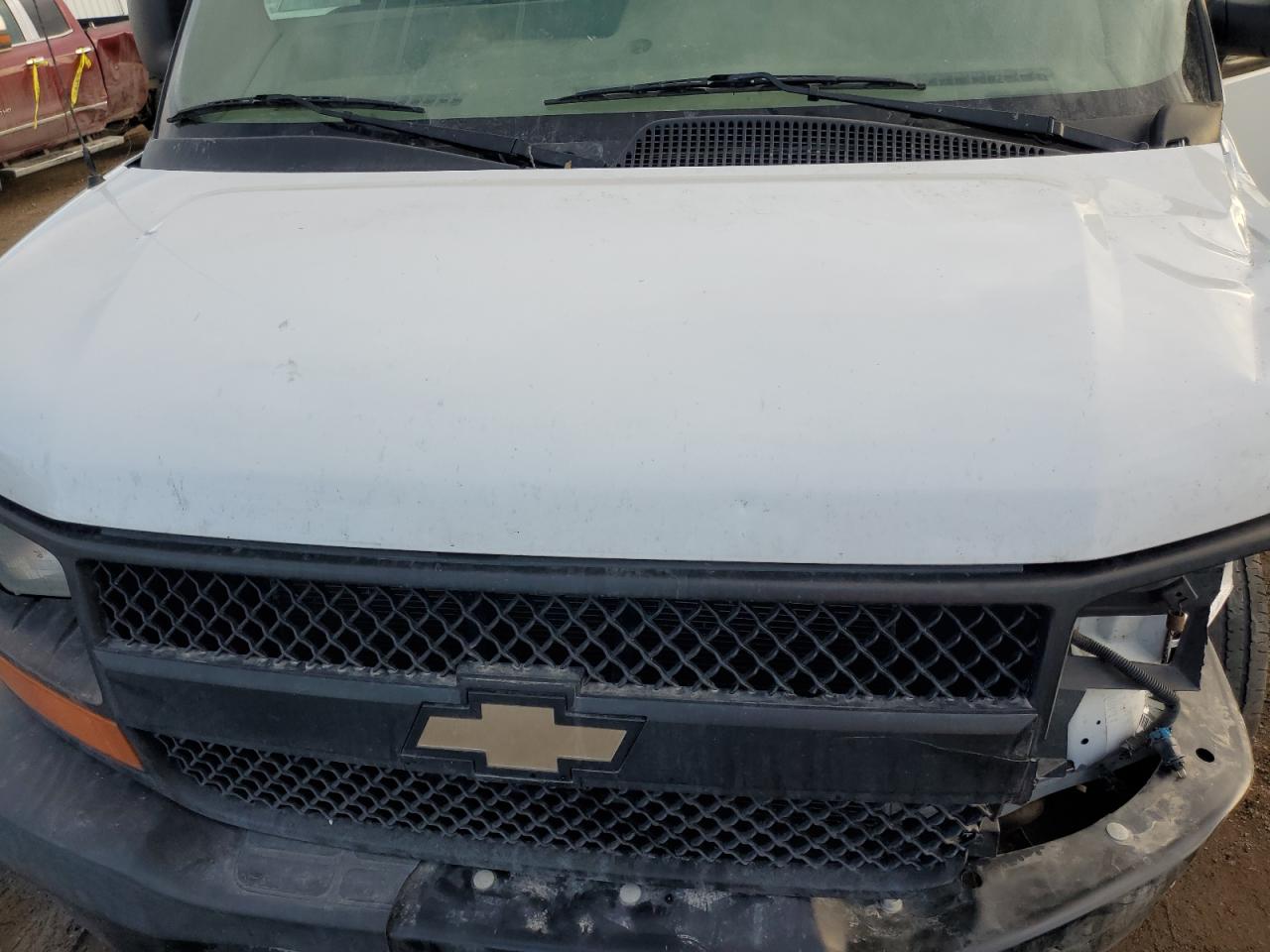 2017 Chevrolet Express VIN 1GCWGAFG1H1129418 Copart auction photo, front end damage thumbnail 12