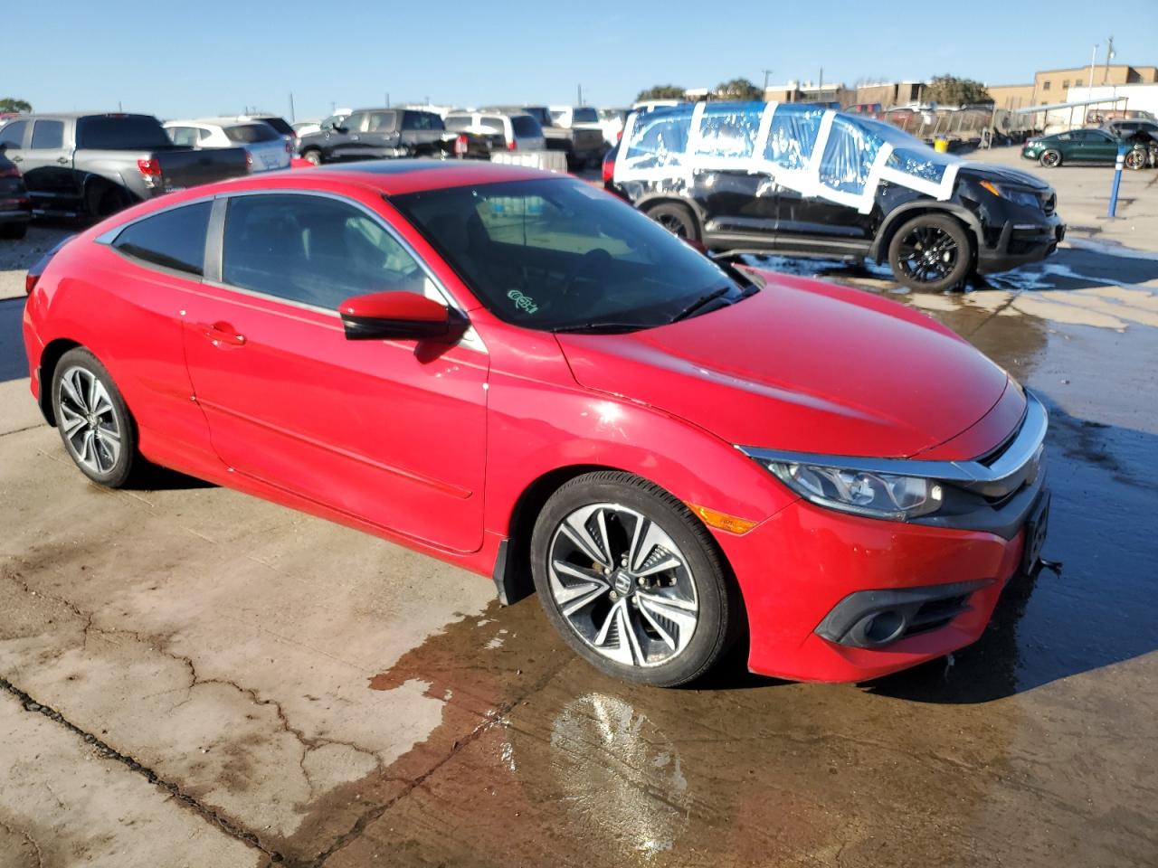 2017 Honda Civic VIN 2HGFC3B72HH357914 Copart auction photo, front end damage thumbnail 4
