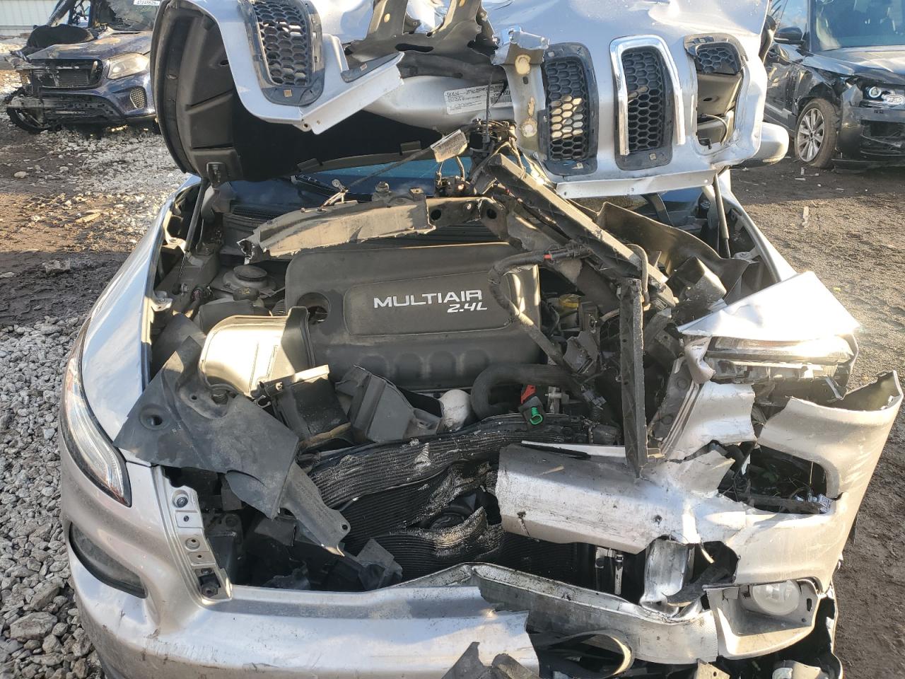2017 Jeep Grand Cherokee VIN 1C4PJLDBXHW522183 Copart auction photo, front end damage thumbnail 12