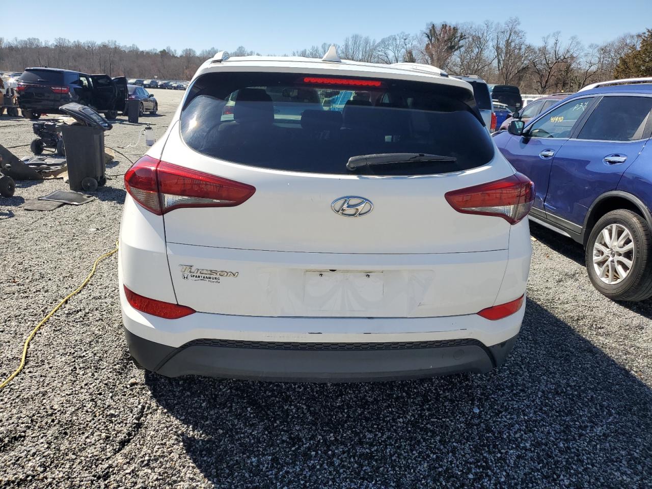 2018 Hyundai Tucson VIN KM8J33A41JU656096 Copart auction photo, front end damage thumbnail 6
