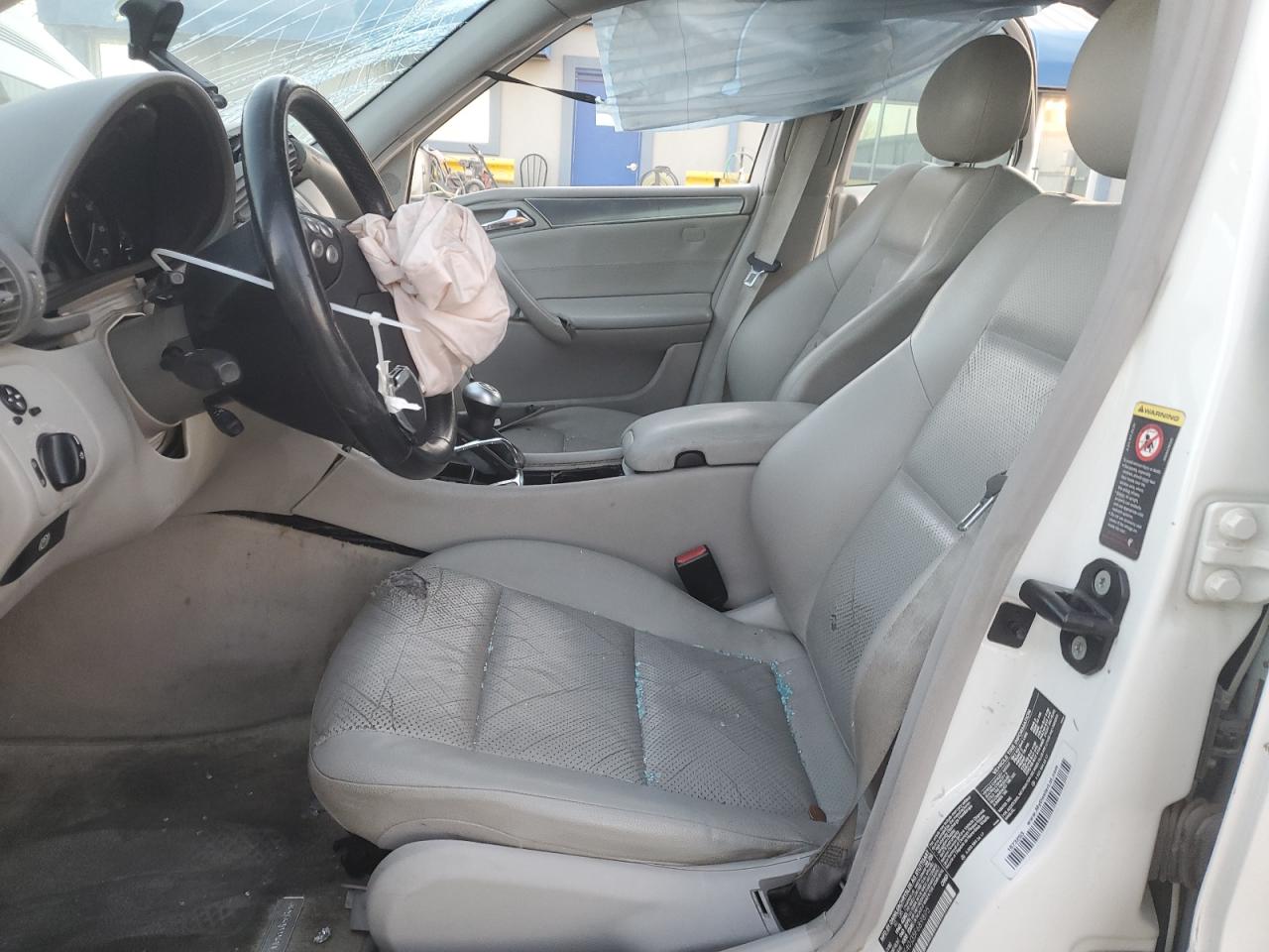 2005 Mercedes-Benz C-klasse VIN WDBRF40J35F689895 Copart auction photo, all over / mechanical damage thumbnail 7