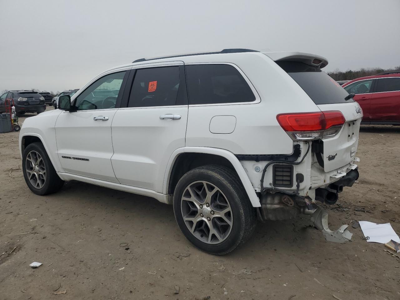 2020 Jeep Grand Cherokee VIN 1C4RJFCG3LC218906 Copart auction photo, rear end / minor dent/scratches damage thumbnail 2