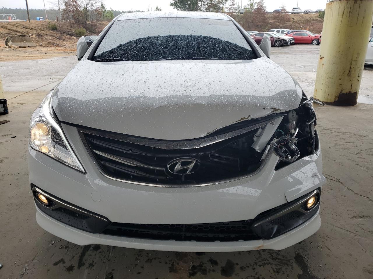 2015 Hyundai Azera VIN KMHFG4JG9FA454268 Copart auction photo, front end damage thumbnail 5