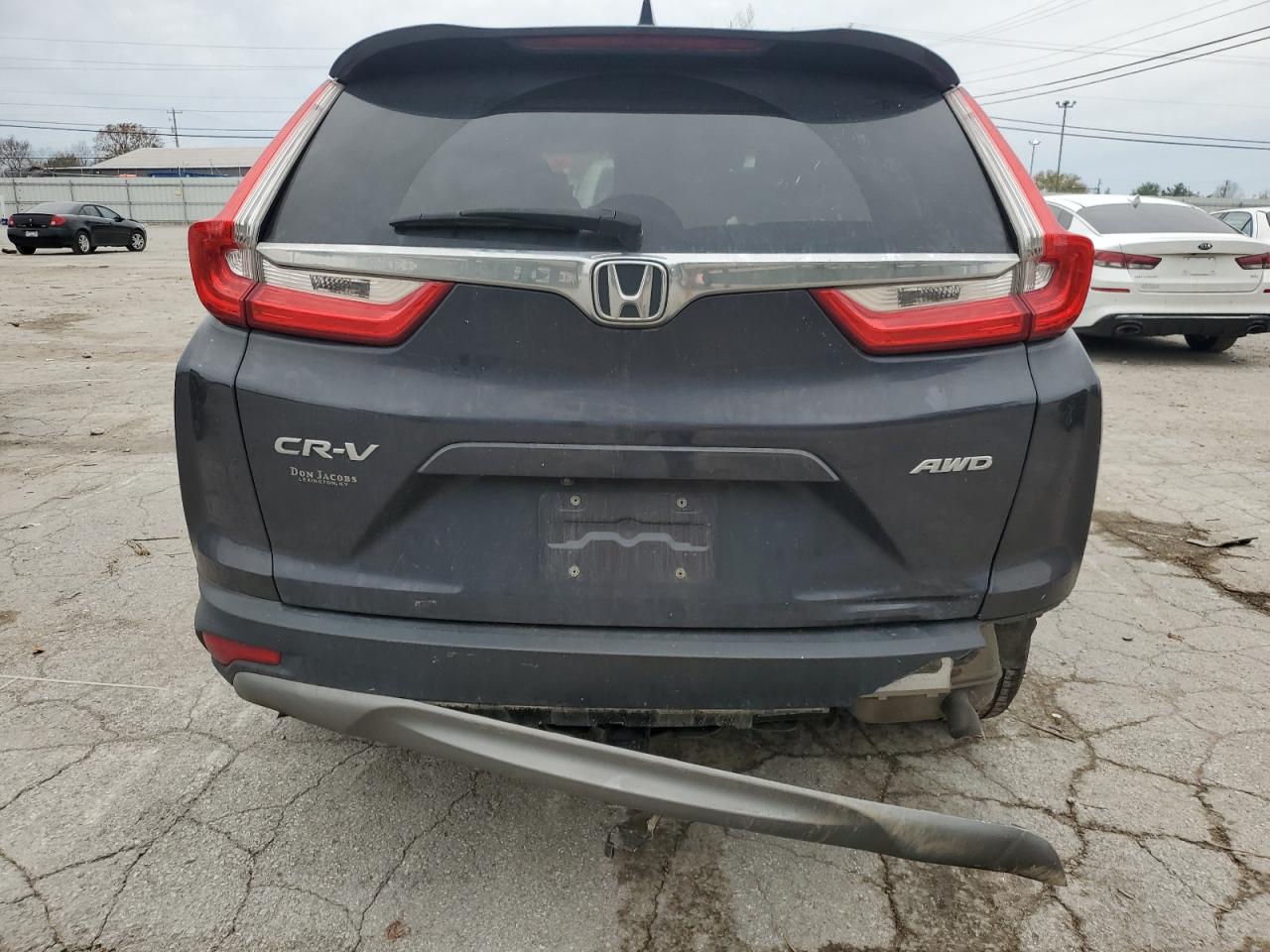 2019 Honda CR-V VIN 2HKRW2H8XKH667093 Copart auction photo, side / front end damage thumbnail 6