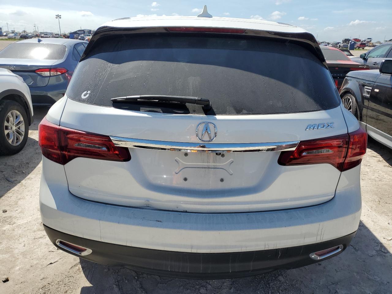 2015 Acura MDX VIN 5FRYD3H49FB002600 Copart auction photo, water/flood damage thumbnail 6