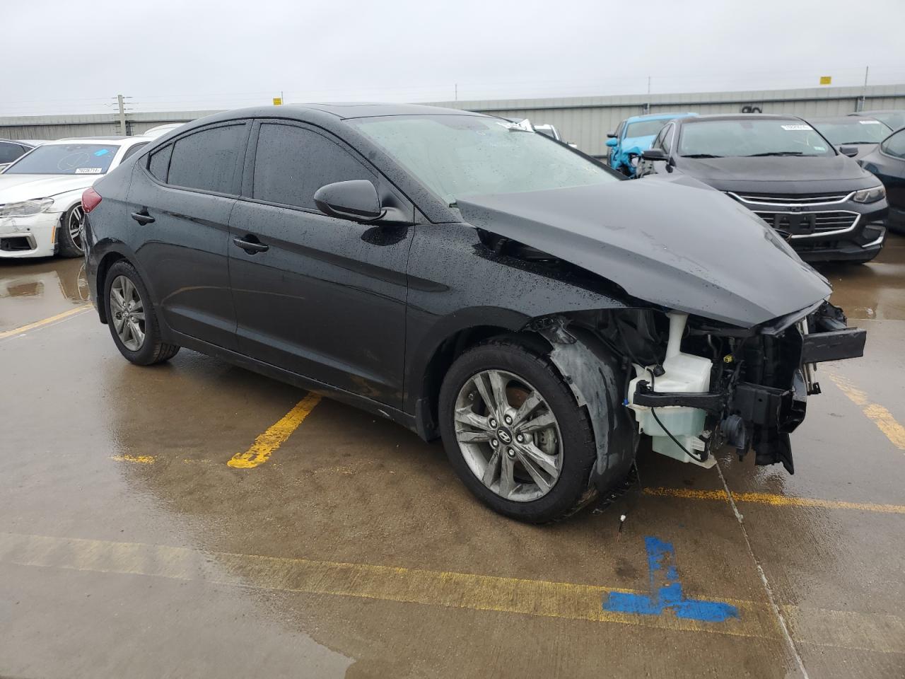 2018 Hyundai Elantra VIN 5NPD84LF8JH271443 Copart auction photo, front end damage thumbnail 4