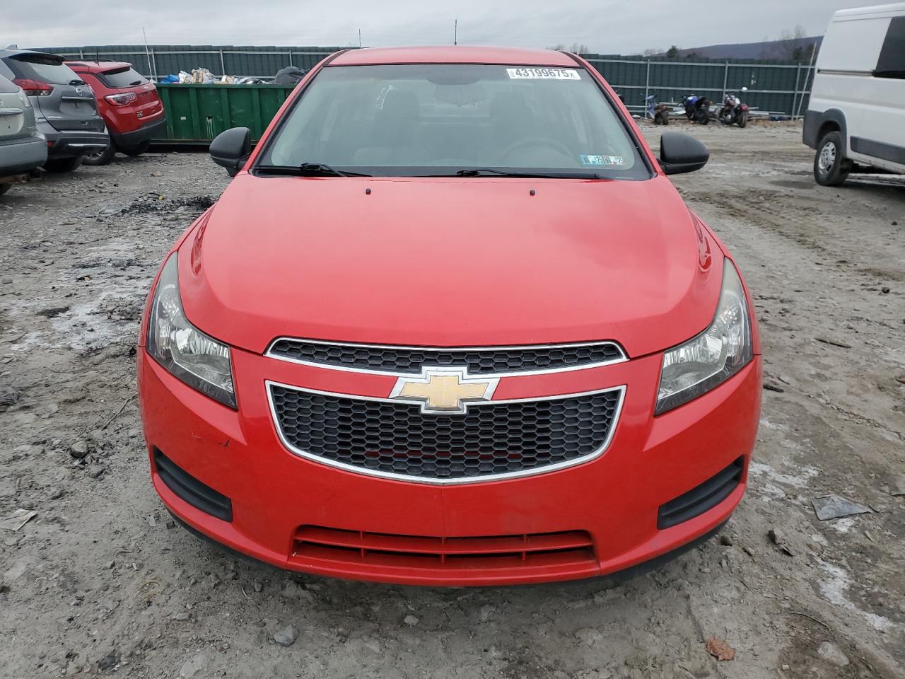 2014 Chevrolet Cruze VIN 1G1PA5SG7E7435687 Copart auction photo, side damage thumbnail 5