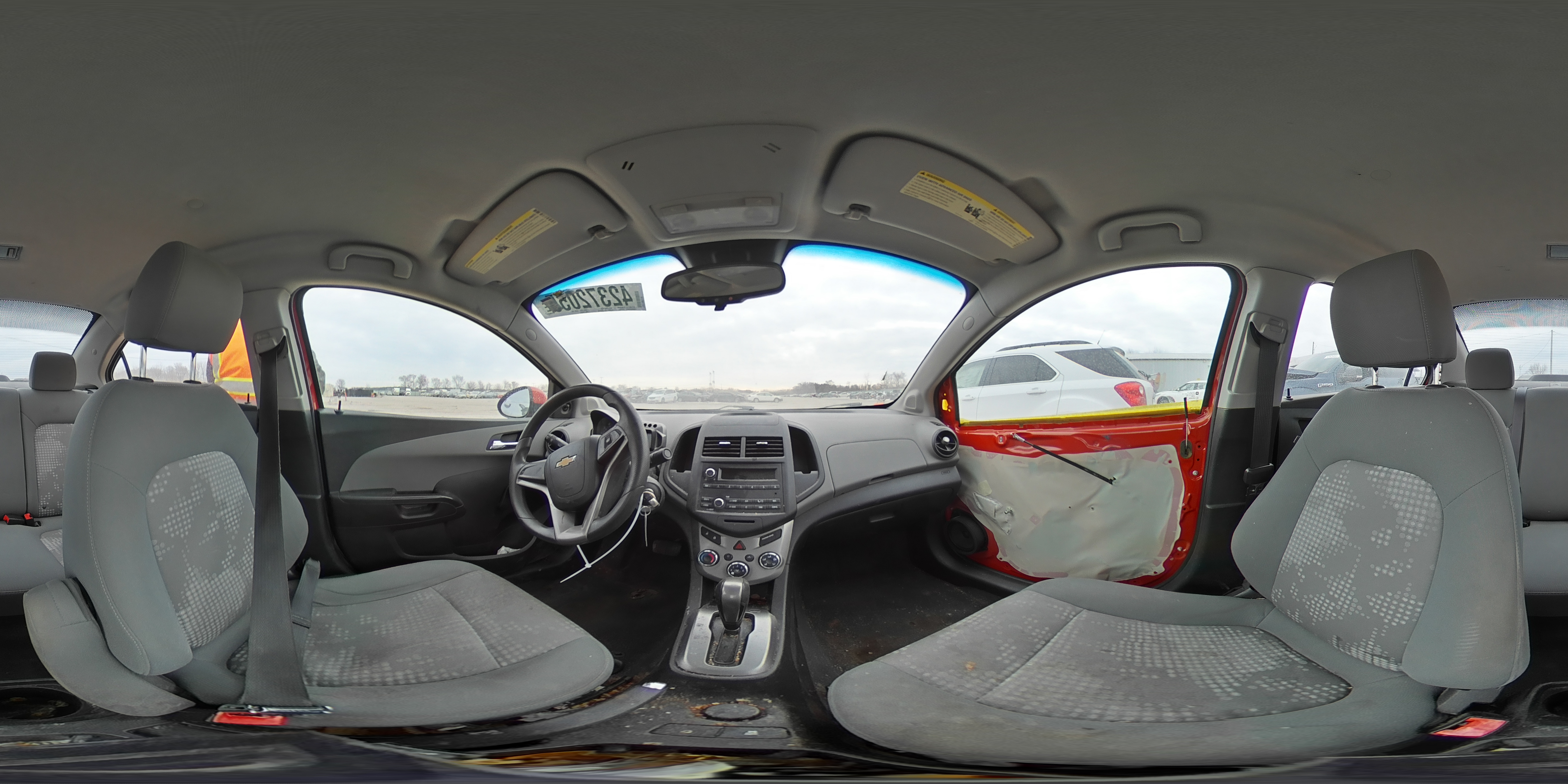 2013 Chevrolet Sonic VIN 1G1JA5SH9D4158507 Copart auction photo, front end / side damage thumbnail 15