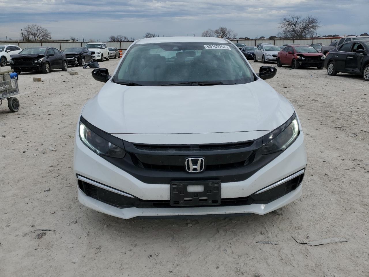 2019 Honda Civic VIN 2HGFC2F61KH576494 Copart auction photo, side damage thumbnail 5