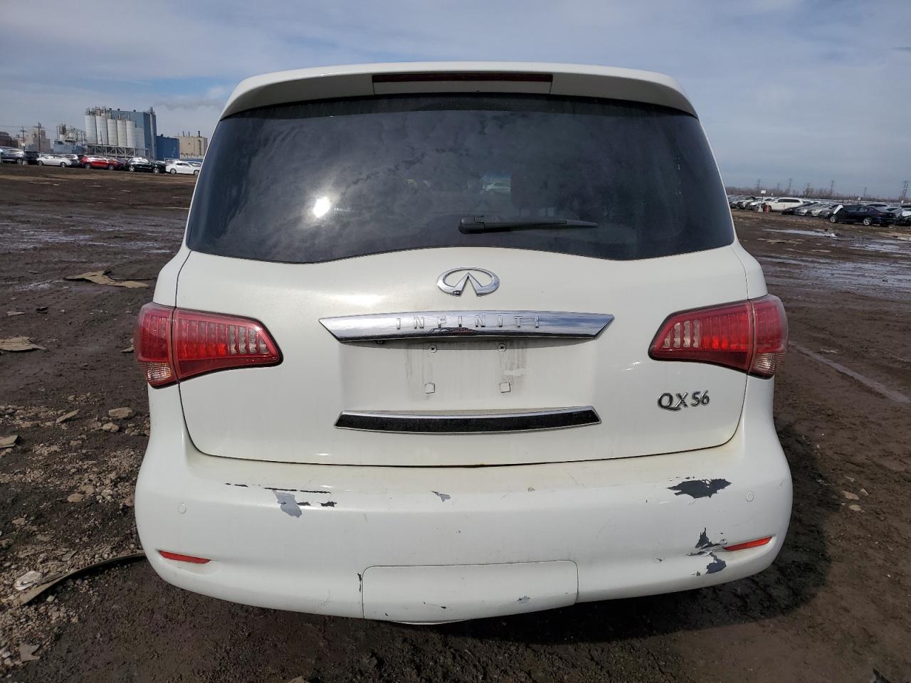 2011 Infiniti QX56 VIN JN8AZ2NE3B9003214 Copart auction photo, front end damage thumbnail 6