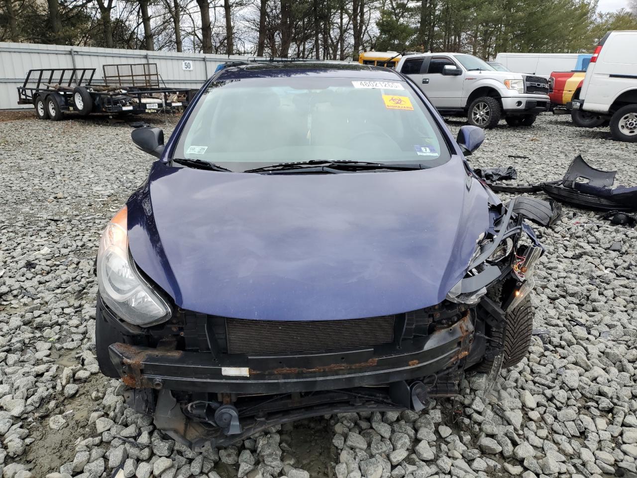 2013 Hyundai Elantra VIN 5NPDH4AE3DH226988 Copart auction photo, front end / side damage thumbnail 5