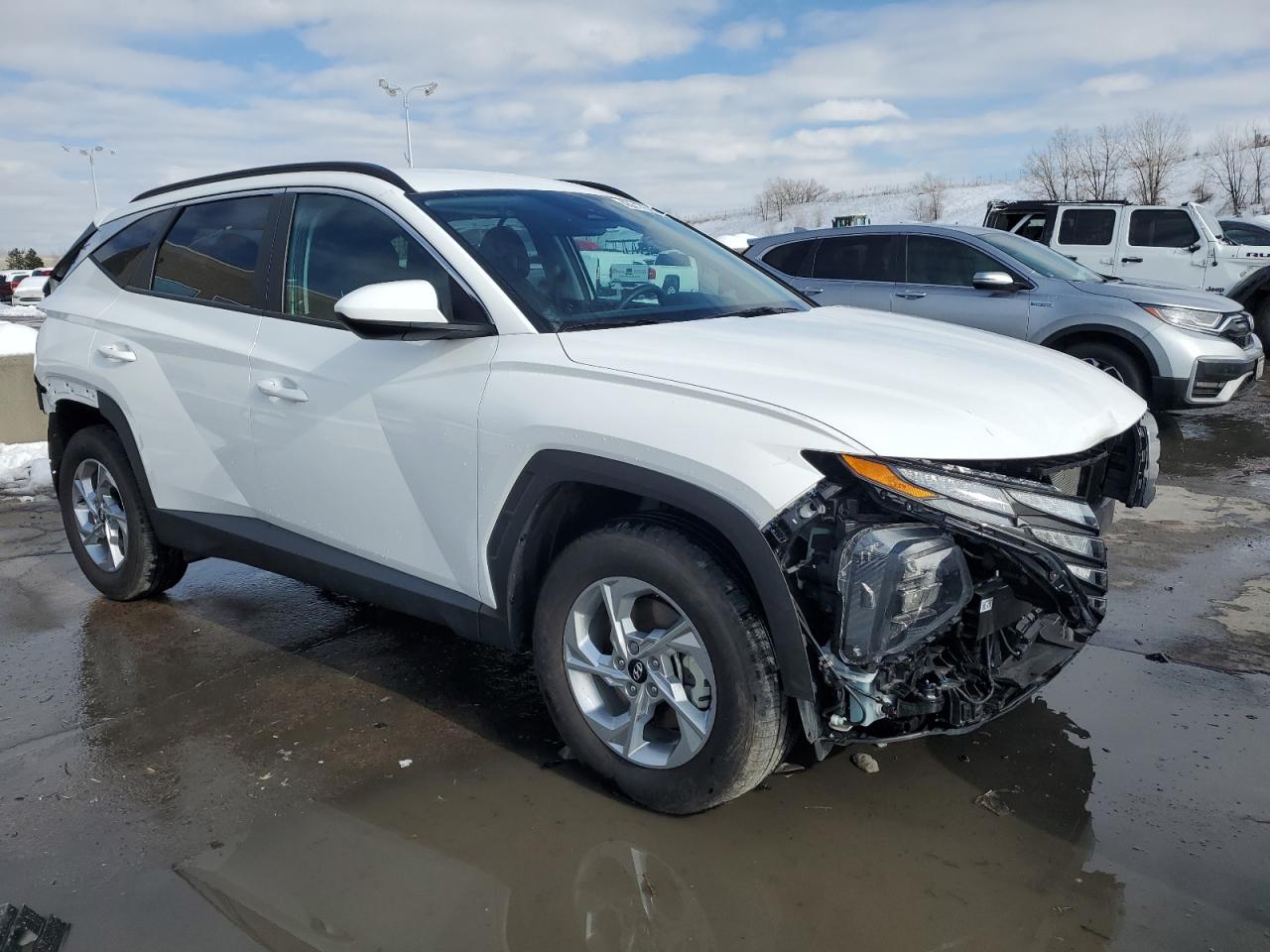 2024 Hyundai Tucson VIN 5NMJBCDE4RH311630 Copart auction photo, front end / rear end damage thumbnail 4