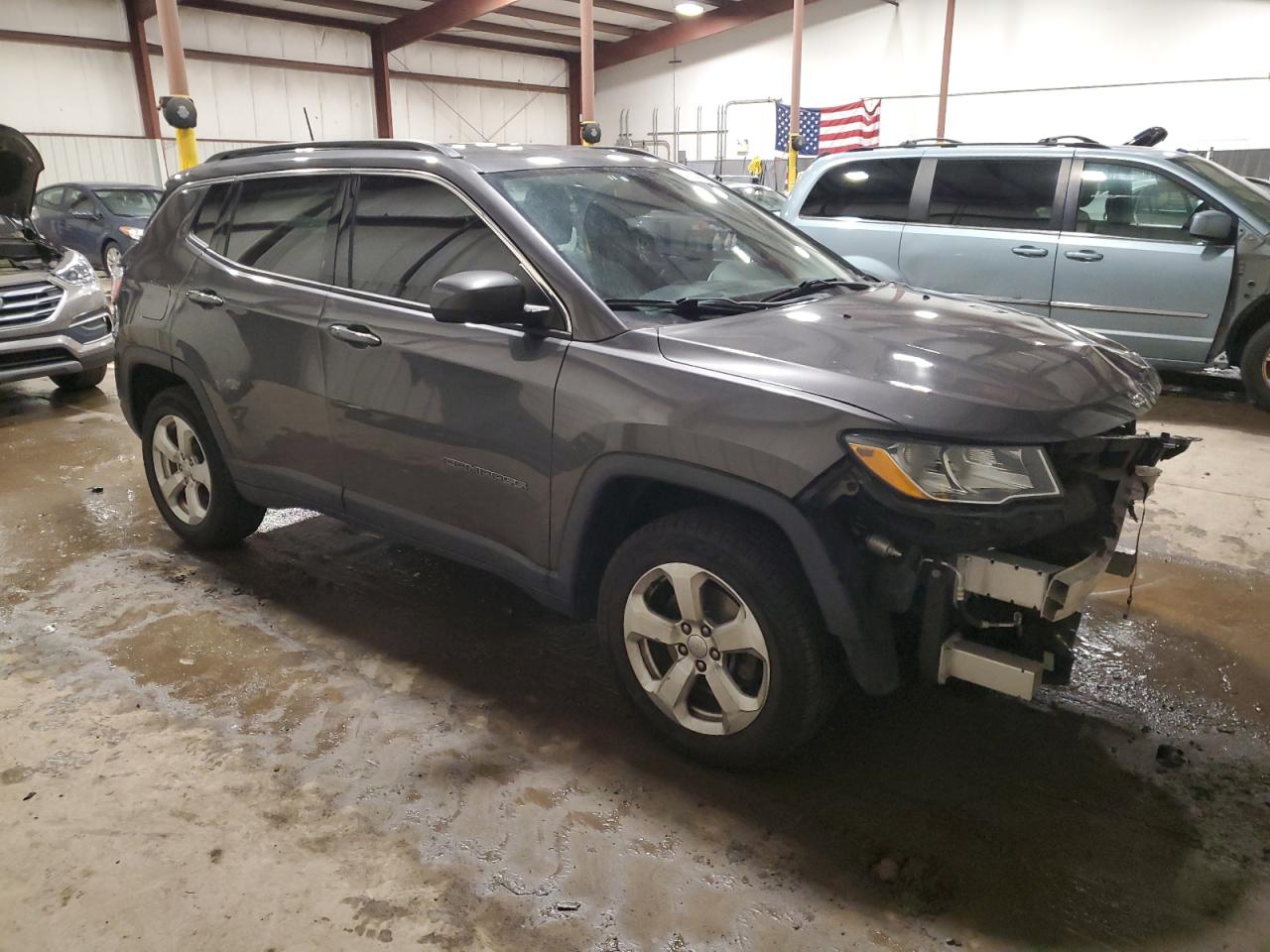 2017 Jeep Compass VIN 3C4NJDBB0HT660966 Copart auction photo, front end / rear end damage thumbnail 4