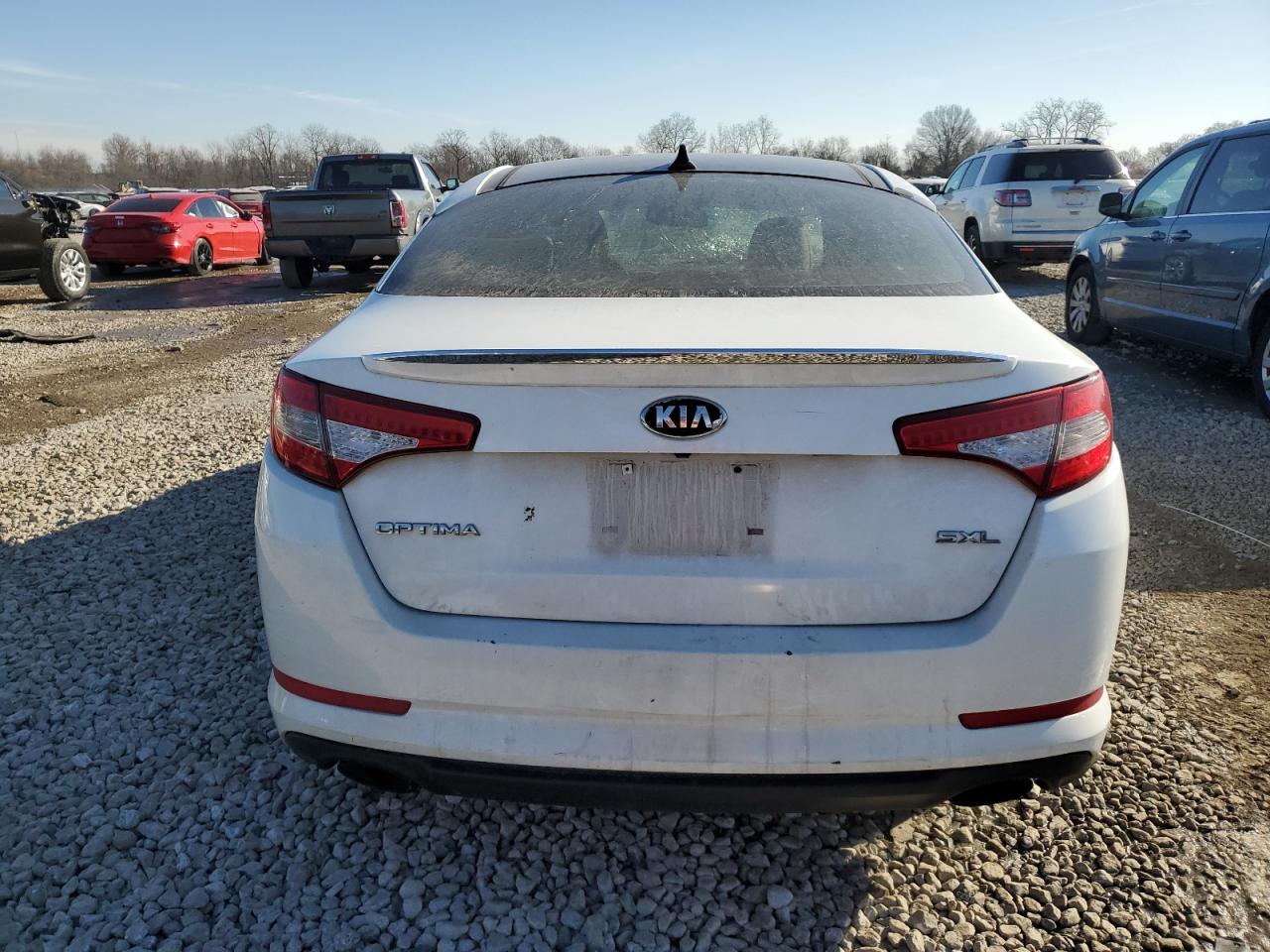 2013 KIA Optima VIN 5XXGR4A6XDG186116 Copart auction photo, front end damage thumbnail 6