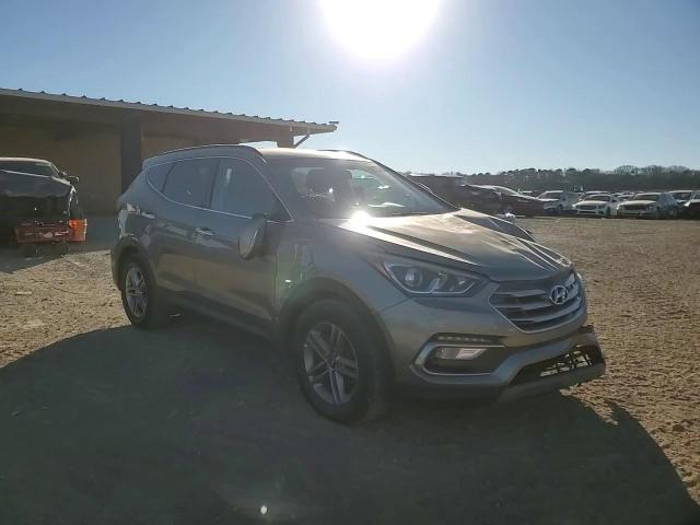 2018 Hyundai Santa Fe VIN 5NMZU3LB1JH101317 Copart auction photo, front end / side damage thumbnail 11
