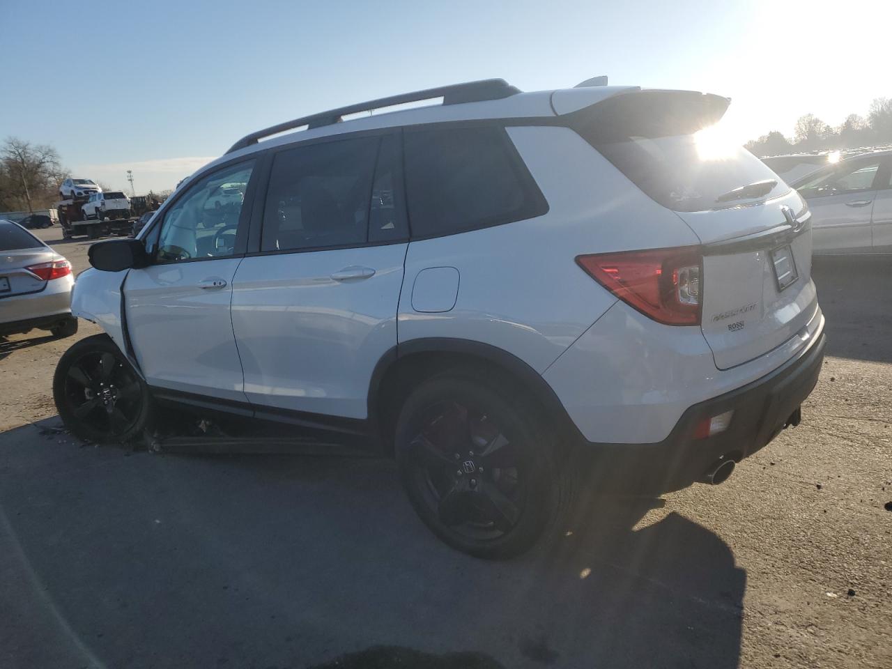 2019 Honda Passport VIN 5FNYF8H09KB028291 Copart auction photo, front end / mechanical damage thumbnail 2