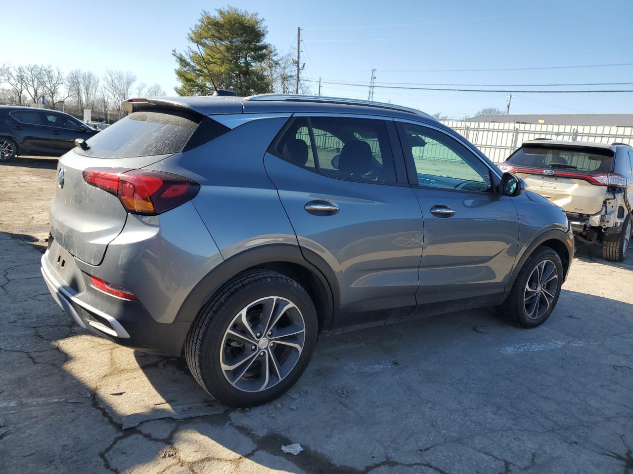 2020 Buick Encore VIN KL4MMDSL4LB104546 Copart auction photo, rear end / side damage thumbnail 3