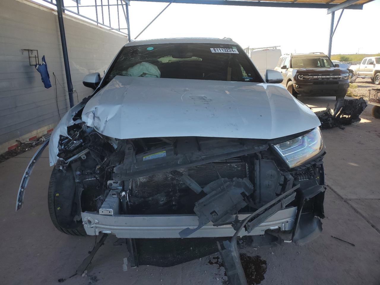 2017 Audi Q7 VIN WA1VAAF72HD023792 Copart auction photo, front end / rear end damage thumbnail 5