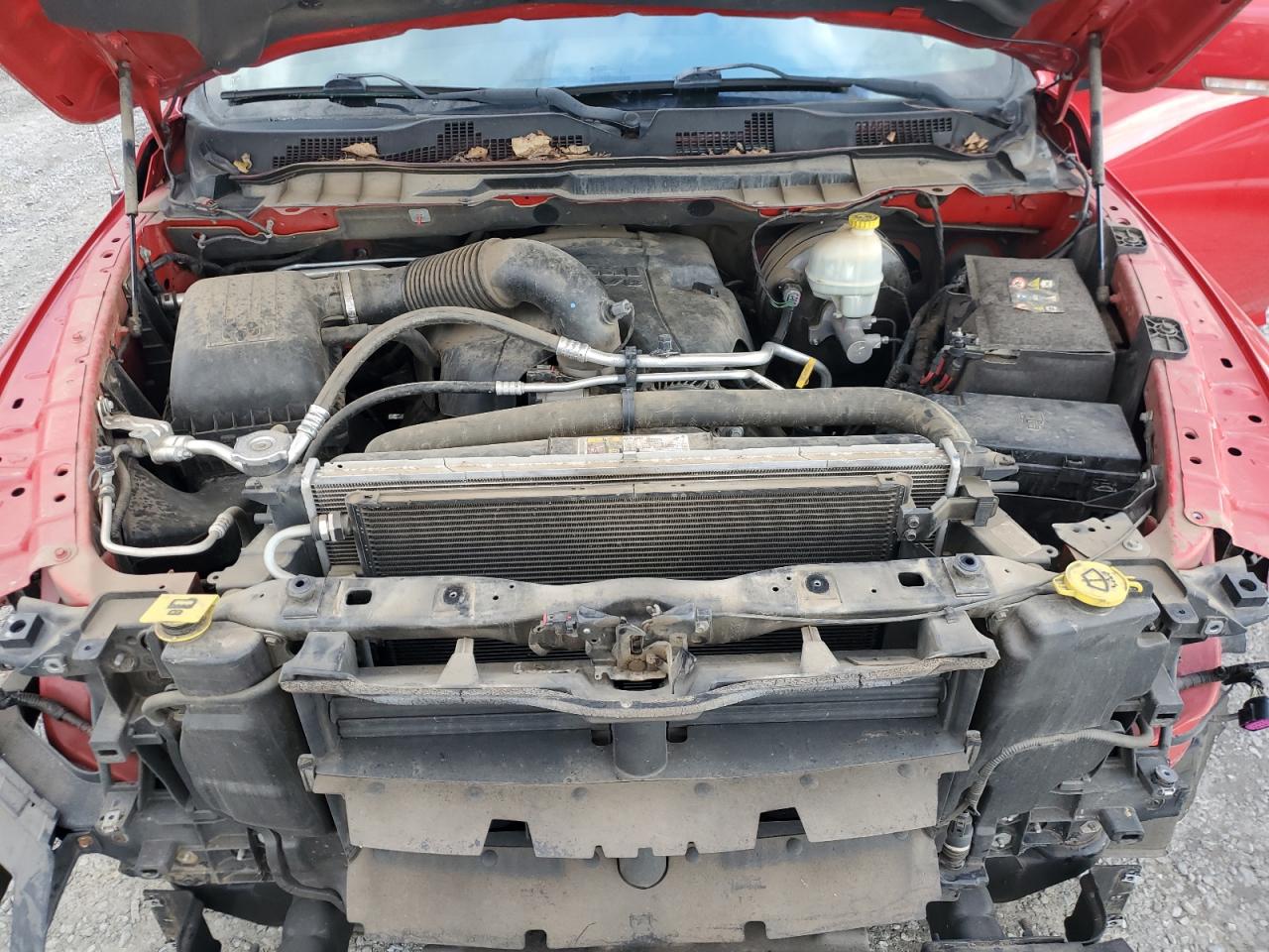 2014 RAM 1500 VIN 1C6RR6HT7ES221953 Copart auction photo, front end damage thumbnail 11