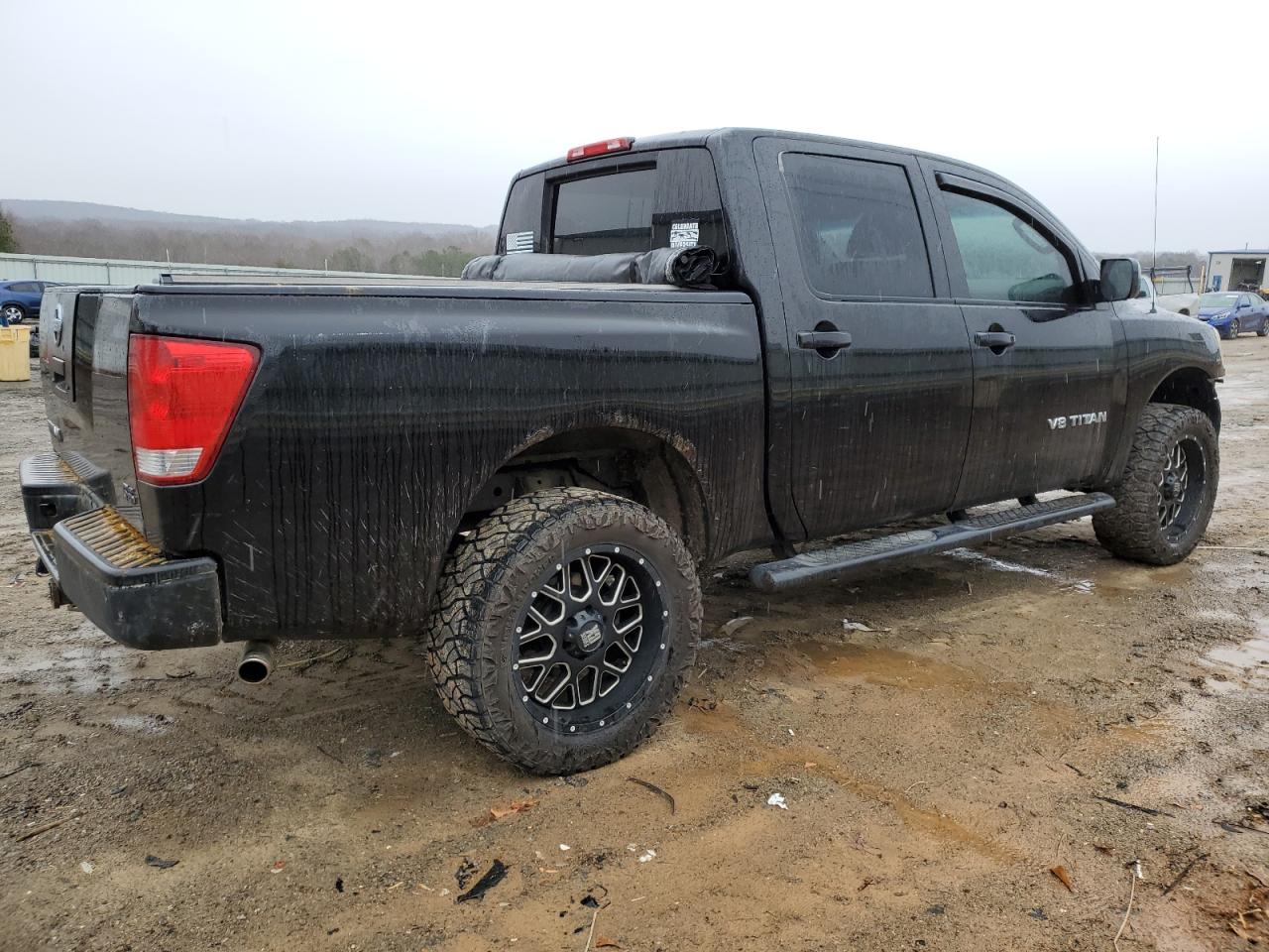 2008 Nissan Titan VIN 1N6AA07C28N346919 Copart auction photo, front end / undercarriage damage thumbnail 3
