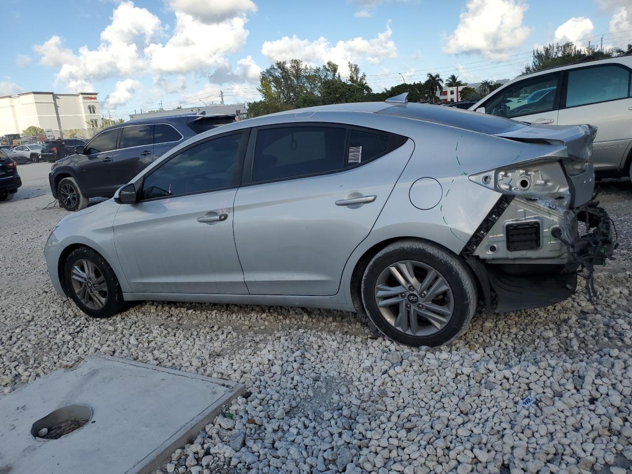 2020 Hyundai Elantra VIN 5NPD84LF9LH528466 Copart auction photo, rear end damage thumbnail 2