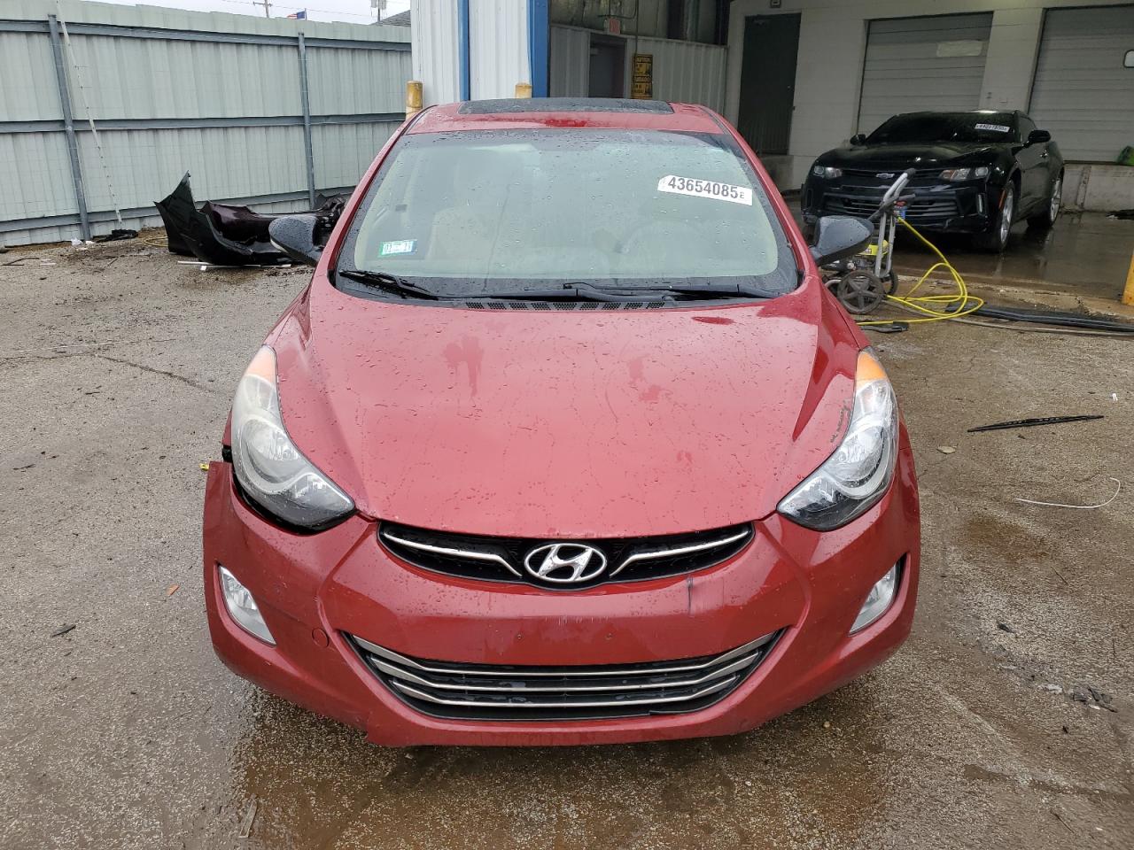 2013 Hyundai Elantra VIN KMHDH4AE0DU670427 Copart auction photo, vandalism / all over damage thumbnail 5