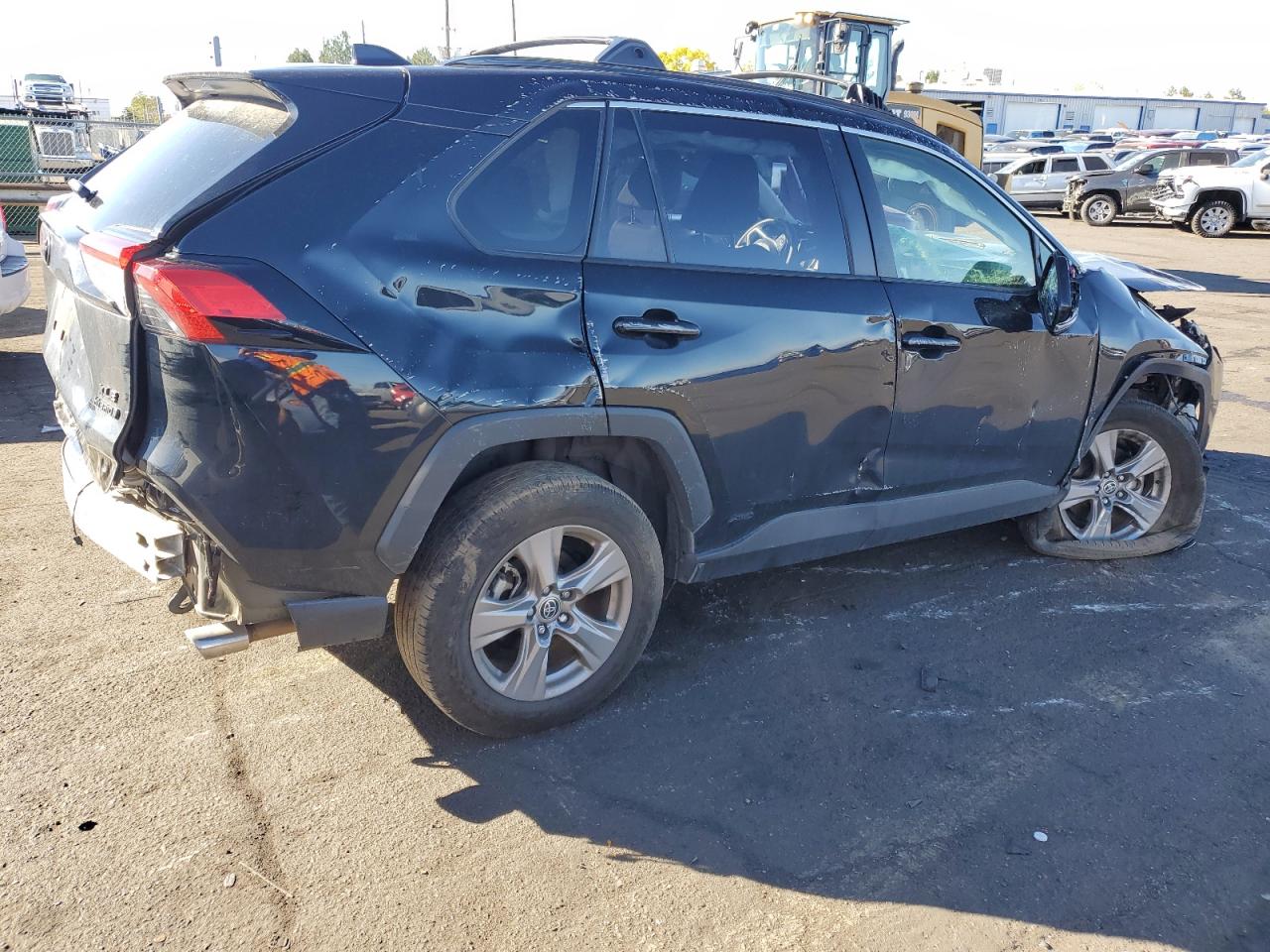 2022 Toyota RAV 4 VIN JTMRWRFV8ND147650 Copart auction photo, all over damage thumbnail 3