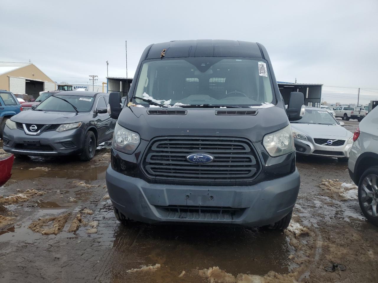 2015 Ford Transit VIN 1FTYR2CM6FKA82512 Copart auction photo, side damage thumbnail 5