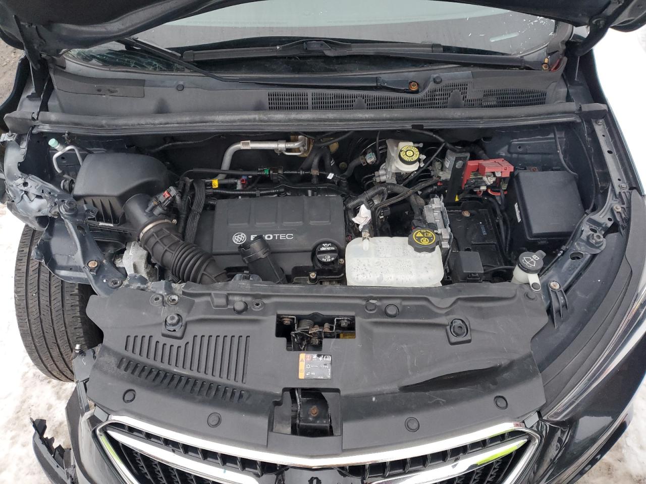 2017 Buick Encore VIN KL4CJASB2HB091667 Copart auction photo, front end / rear end damage thumbnail 12