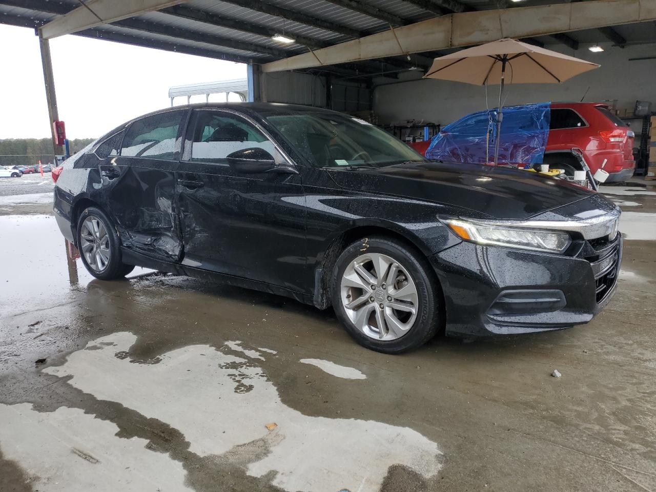 2019 Honda Accord VIN 1HGCV1F1XKA156761 Copart auction photo, side damage thumbnail 4