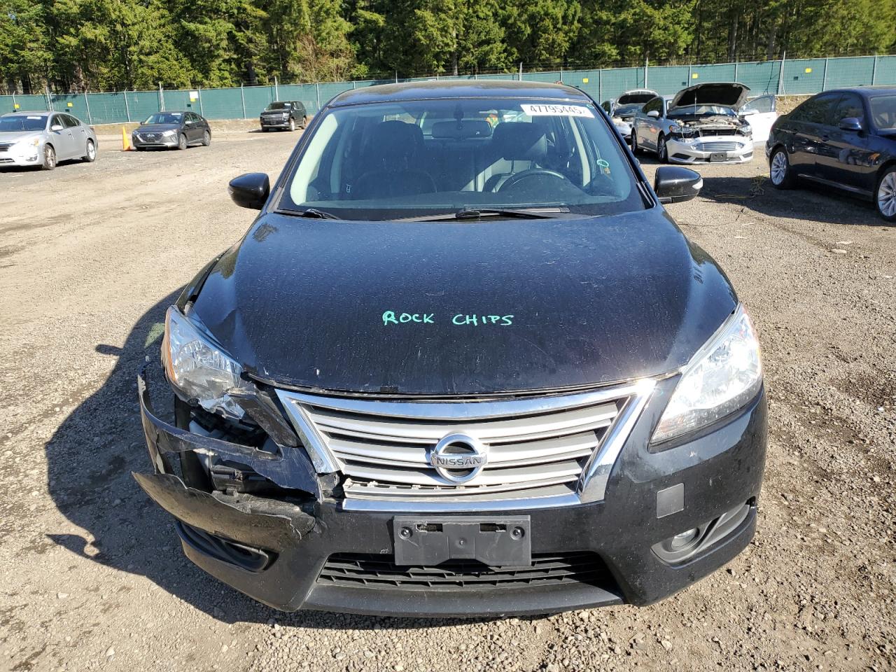 2014 Nissan Sentra VIN 3N1AB7AP8EY282116 Copart auction photo, front end damage thumbnail 5