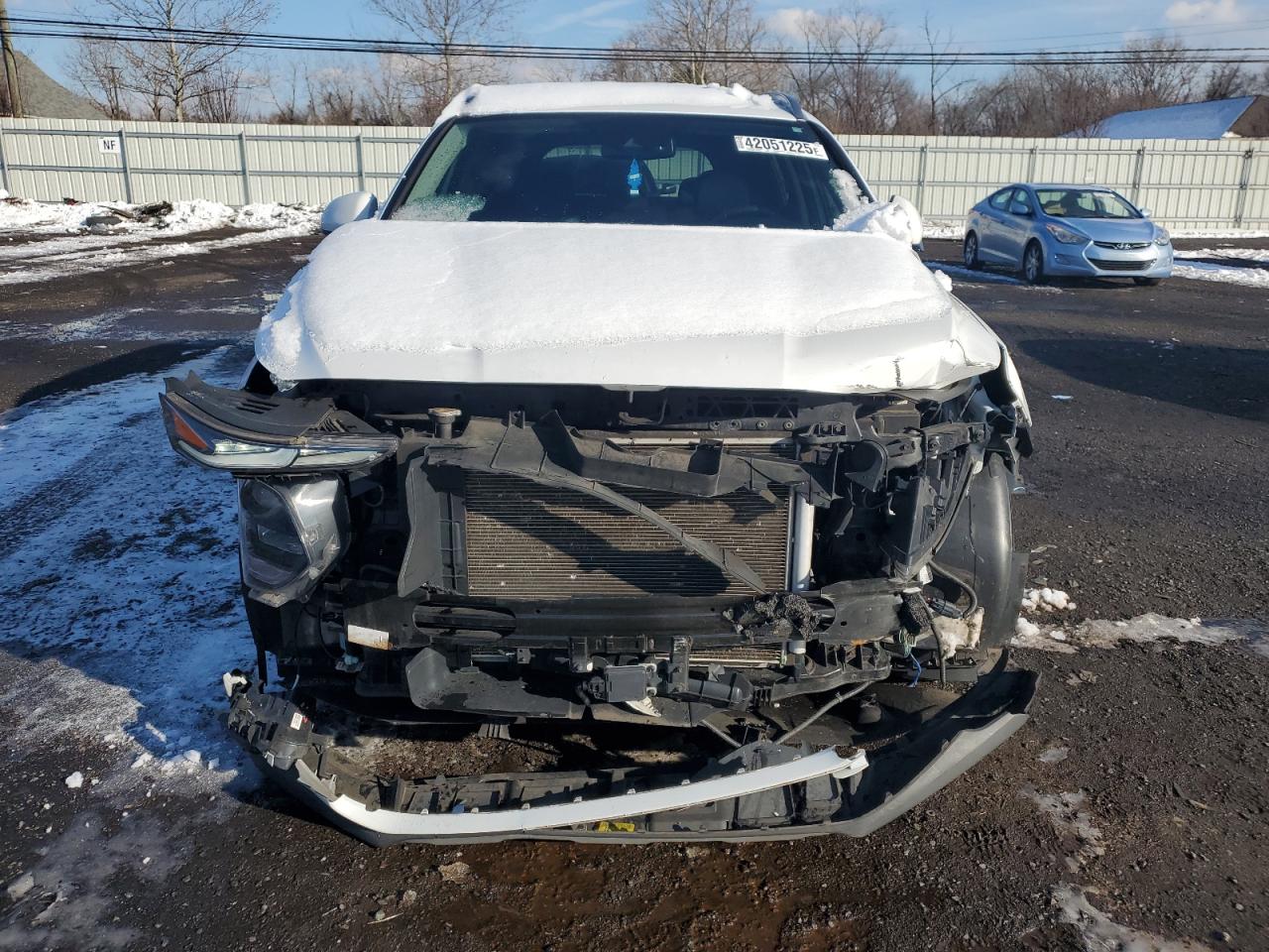 2019 Hyundai Santa Fe VIN 5NMS3CAD1KH049942 Copart auction photo, front end damage thumbnail 5