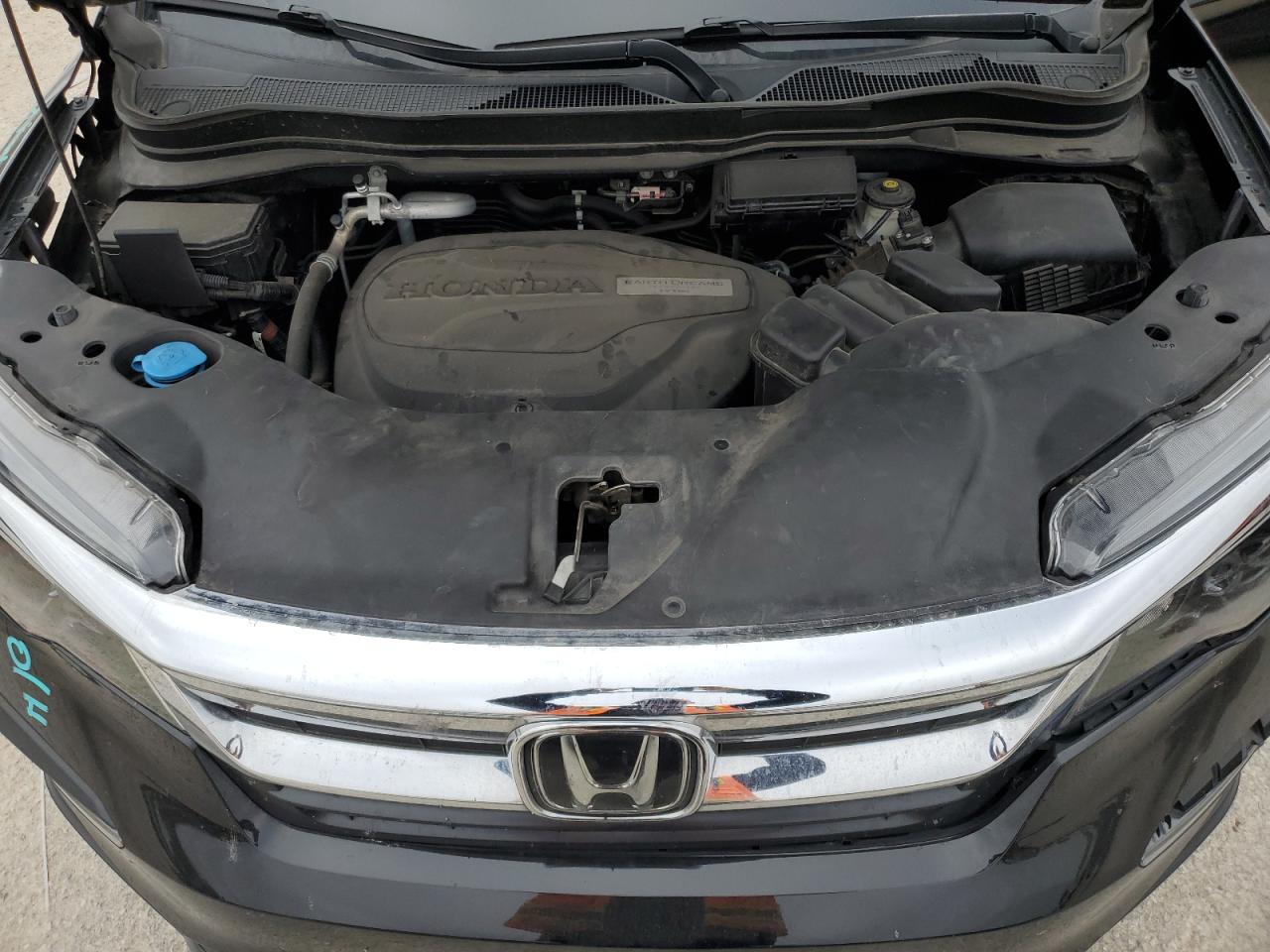 2019 Honda Pilot VIN 5FNYF6H5XKB099953 Copart auction photo, side / front end damage thumbnail 12