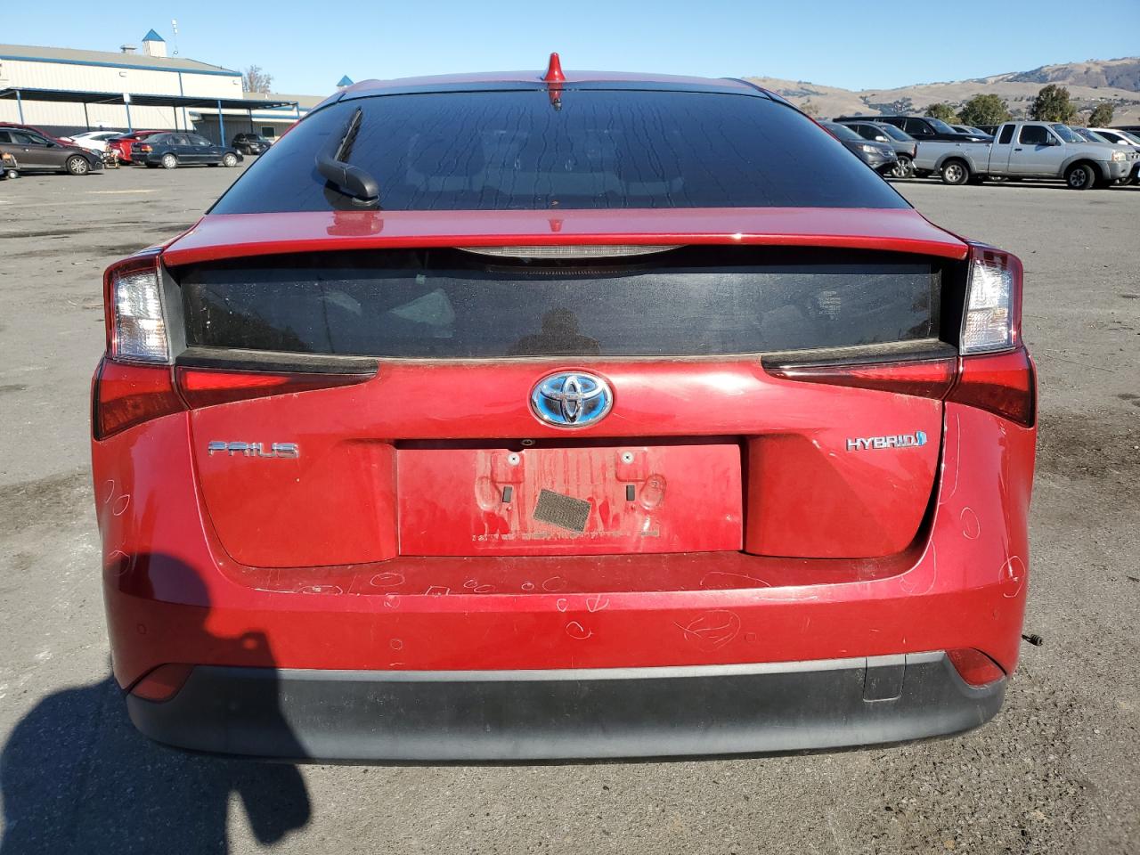 2022 Toyota Prius VIN JTDKAMFU6N3177682 Copart auction photo, front end / side damage thumbnail 6