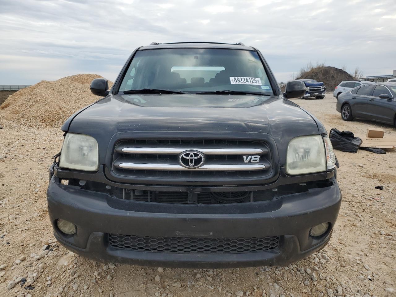 2001 Toyota Sequoia VIN 5TDBT48A41S041363 Copart auction photo, front end / side damage thumbnail 5