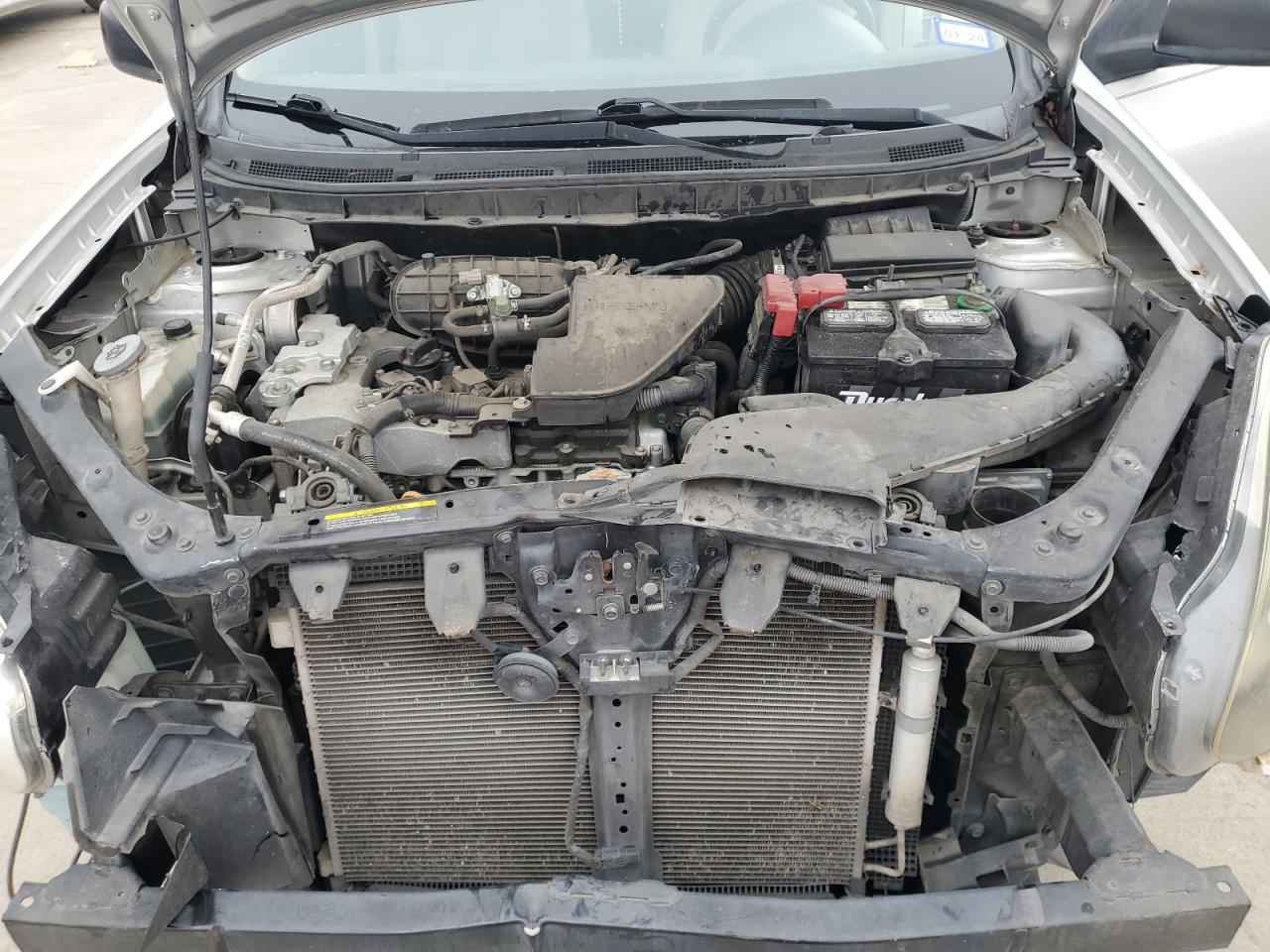 2014 Nissan Rogue VIN JN8AS5MT4EW613165 Copart auction photo, front end / hail damage thumbnail 13
