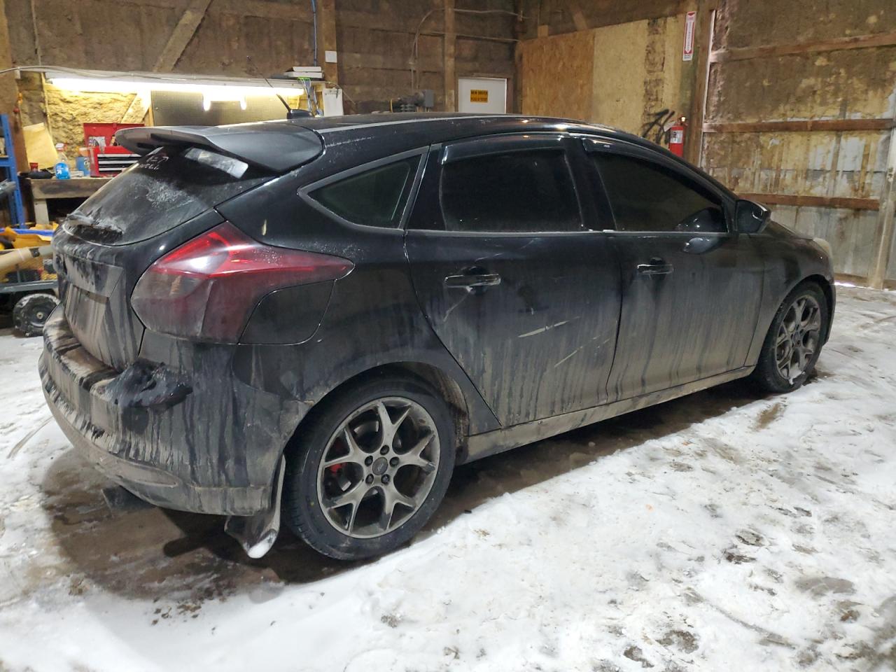 2014 Ford Focus VIN 1FADP3K28EL185049 Copart auction photo, minor dent/scratches / mechanical damage thumbnail 3