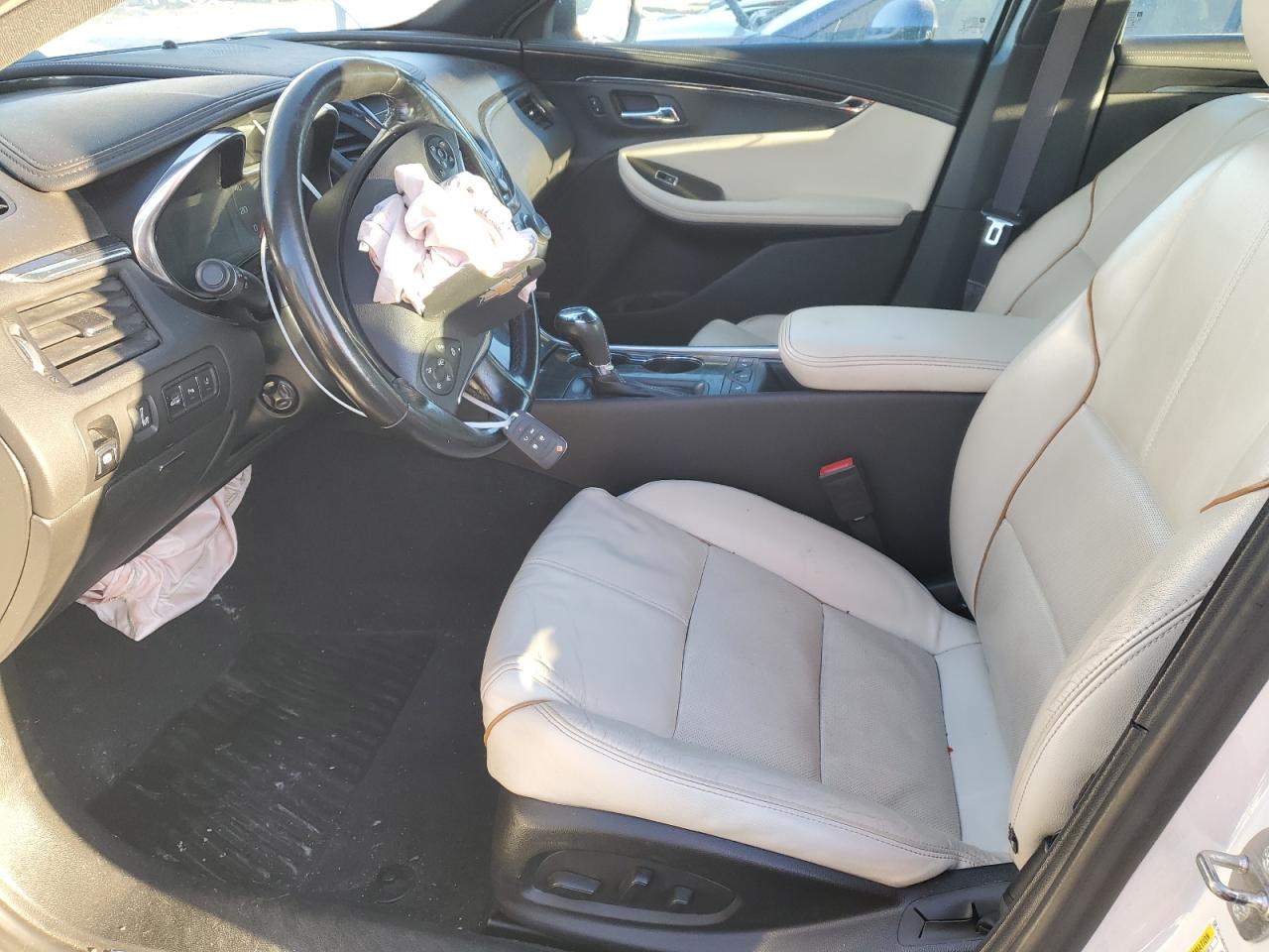 2017 Chevrolet Impala VIN 2G1145S31H9134636 Copart auction photo, front end / side damage thumbnail 7