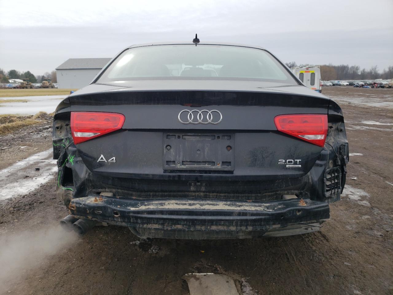 2014 Audi A4 VIN WAUBFAFL8EN001094 Copart auction photo, rear end damage thumbnail 6