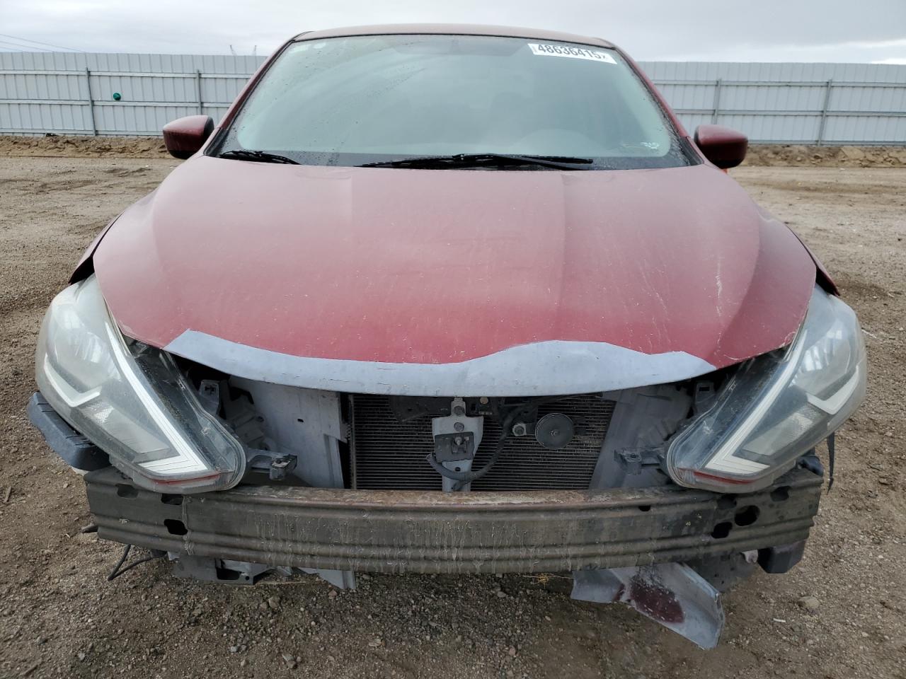 2016 Nissan Sentra VIN 3N1AB7AP6GL653600 Copart auction photo, front end damage thumbnail 5