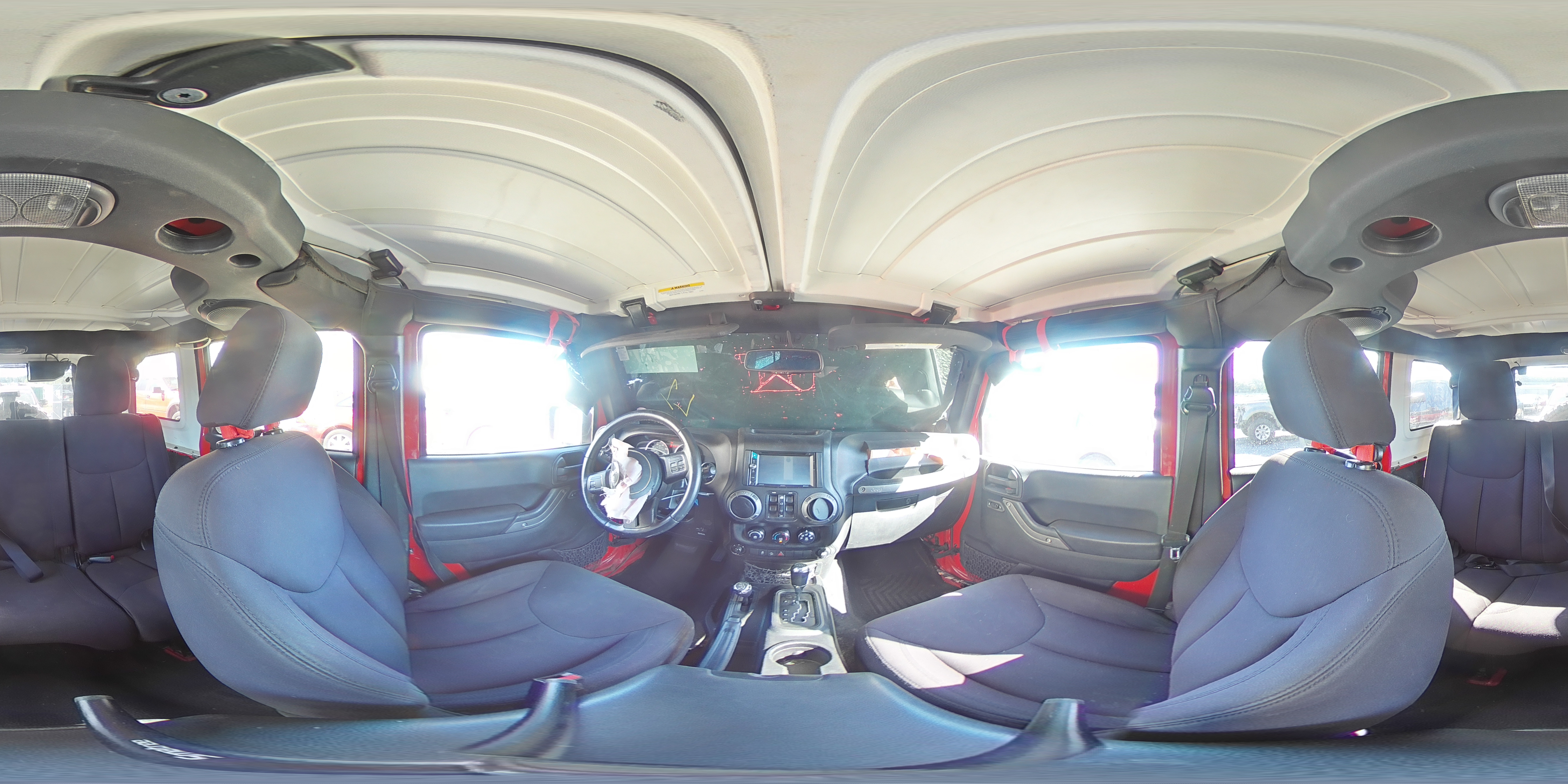 2014 Jeep Wrangler VIN 1C4BJWDG1EL194169 Copart auction photo, front end damage thumbnail 16