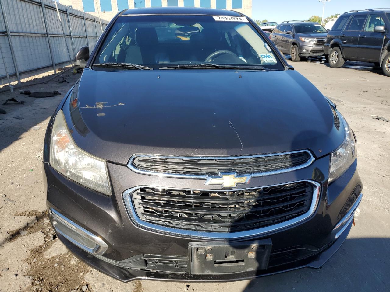 2015 Chevrolet Cruze VIN 1G1PC5SB1F7145252 Copart auction photo, front end / side damage thumbnail 5