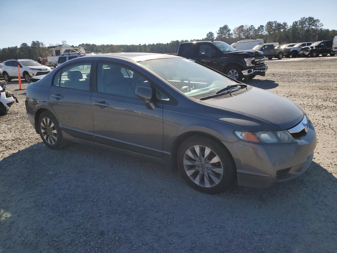 2011 Honda Civic VIN 19XFA1F9XBE022097 Copart auction photo, all over damage thumbnail 4