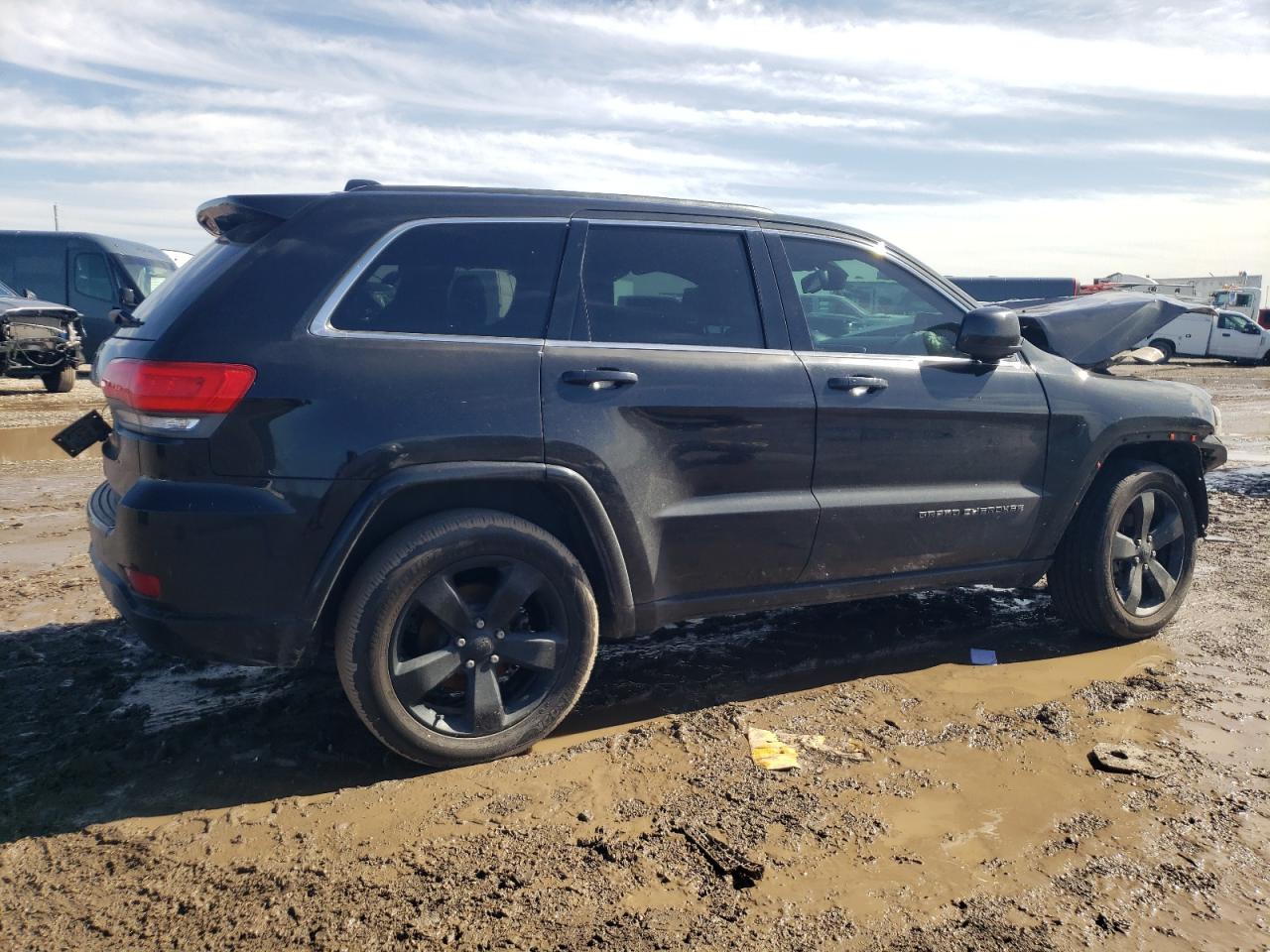 2015 Jeep Grand Cherokee VIN 1C4RJEAG6FC727793 Copart auction photo, front end / mechanical damage thumbnail 3
